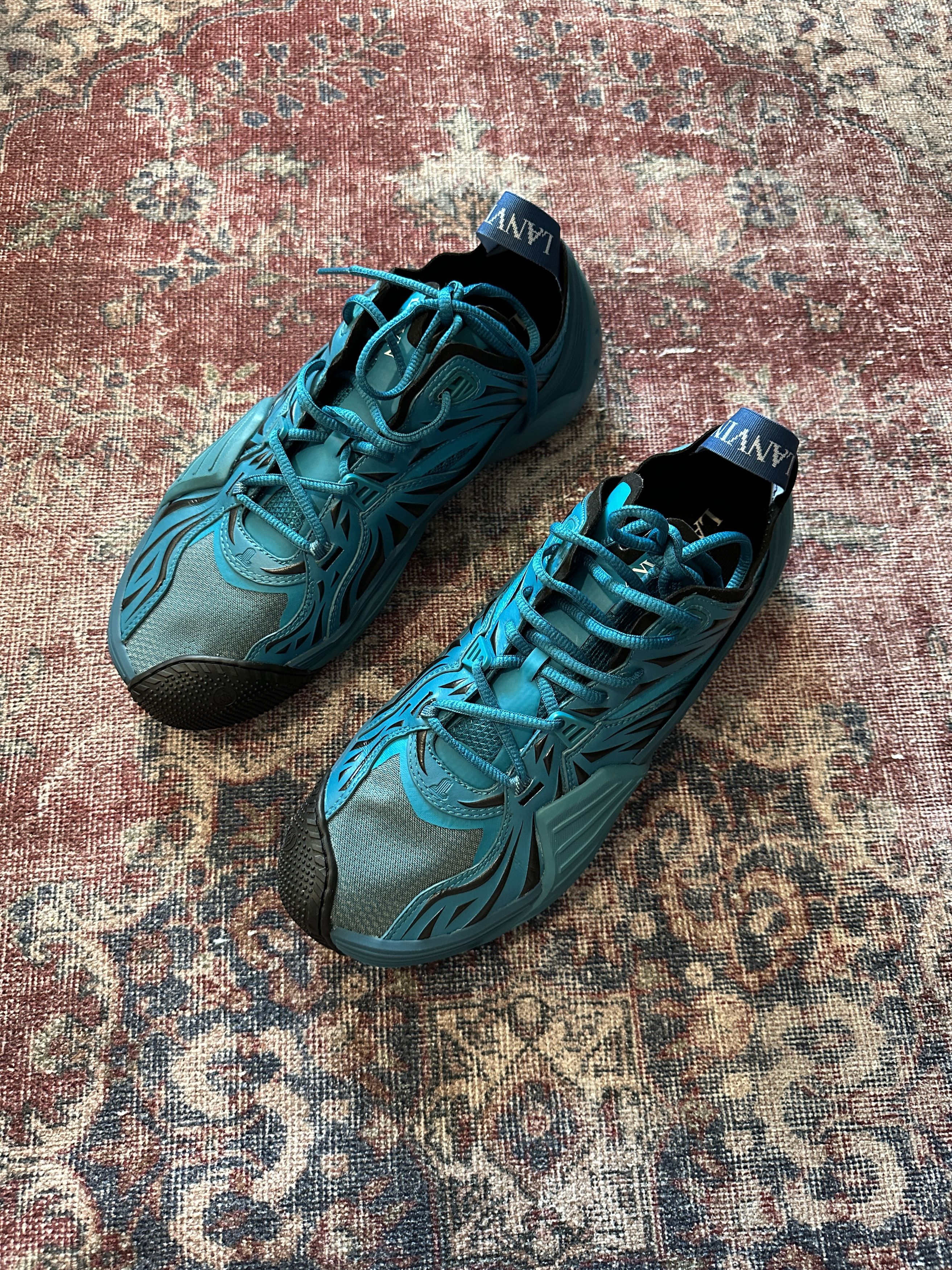 Lanvin LANVIN Flash X-Lace Blue Sneaker Size US 11 / EU 44 - 2 Thumbnail