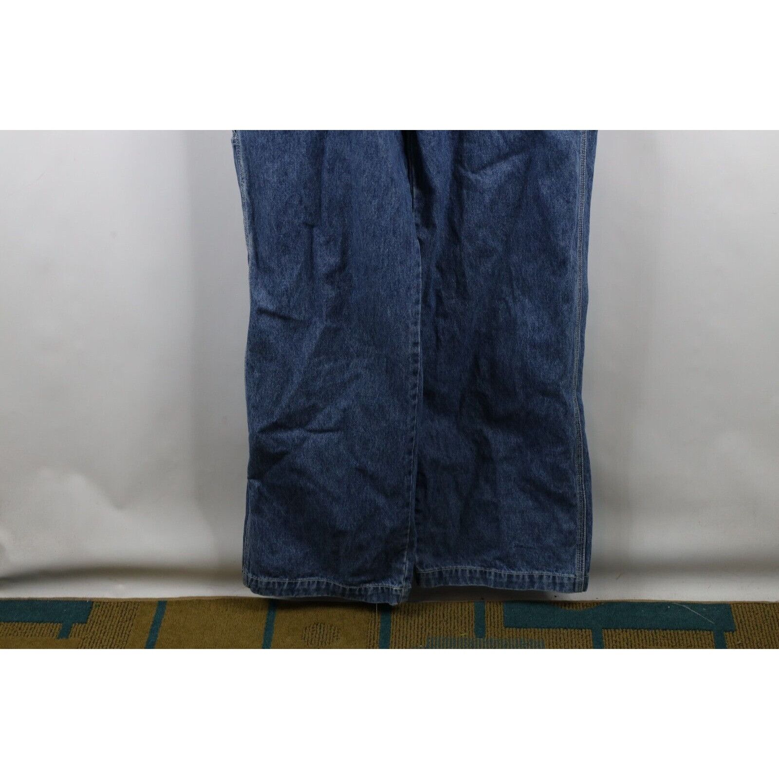 Calvin Klein × Vintage Vintage 90s Calvin Klein Faded Spell Out Wide Leg Overalls Size US 36 / EU 52 - 5 Thumbnail