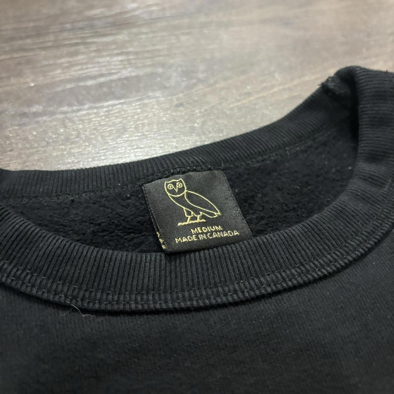 October's Very Own ovo octobers very own patched spell out crewneck sweatshirt. Size US M / EU 48-50 / 2 - 7 Thumbnail