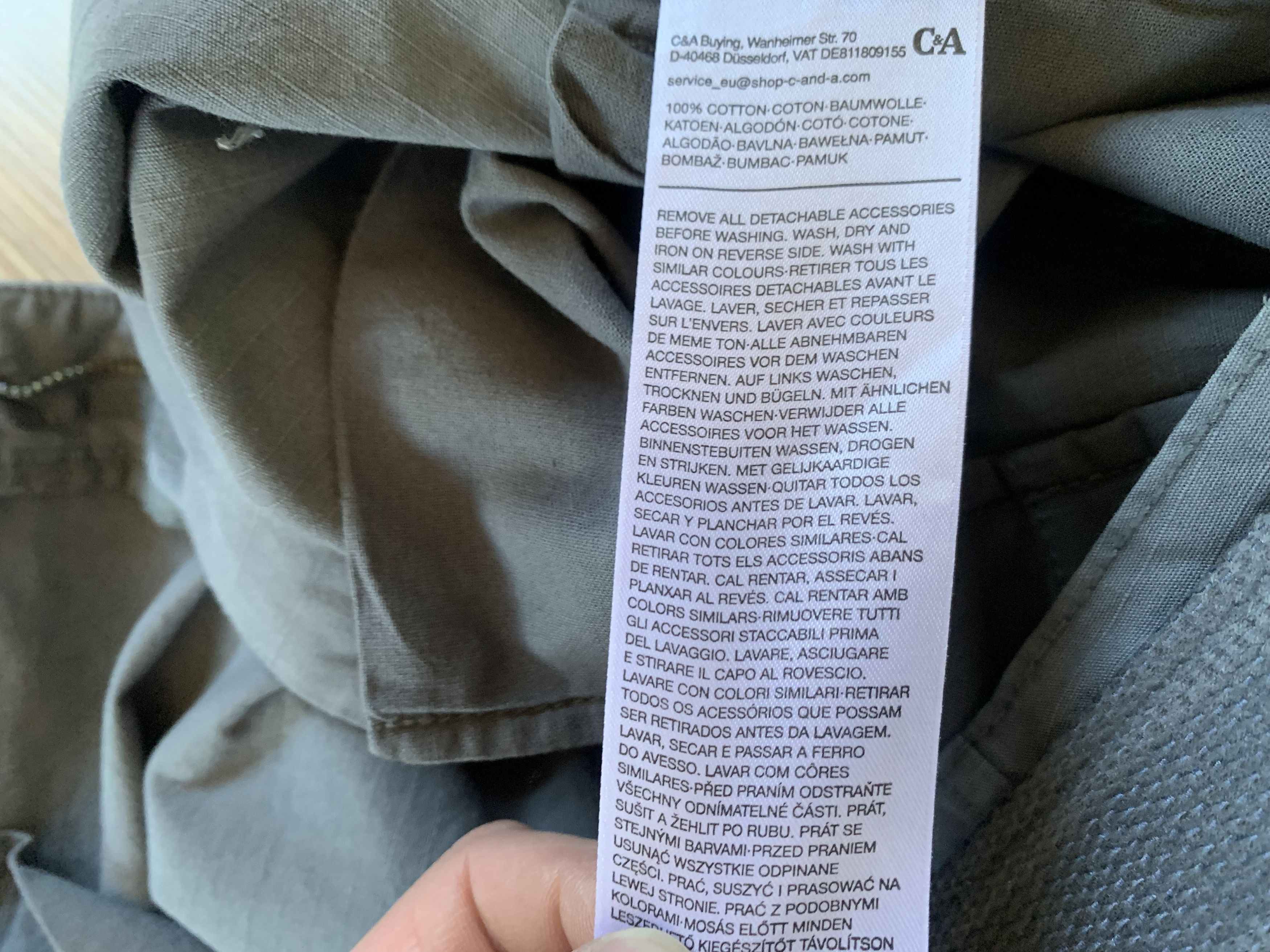 Marks & Spencer Marks & Spencer Mens Cotton Cargo Shorts Size US 32 / EU 48 - 8 Thumbnail