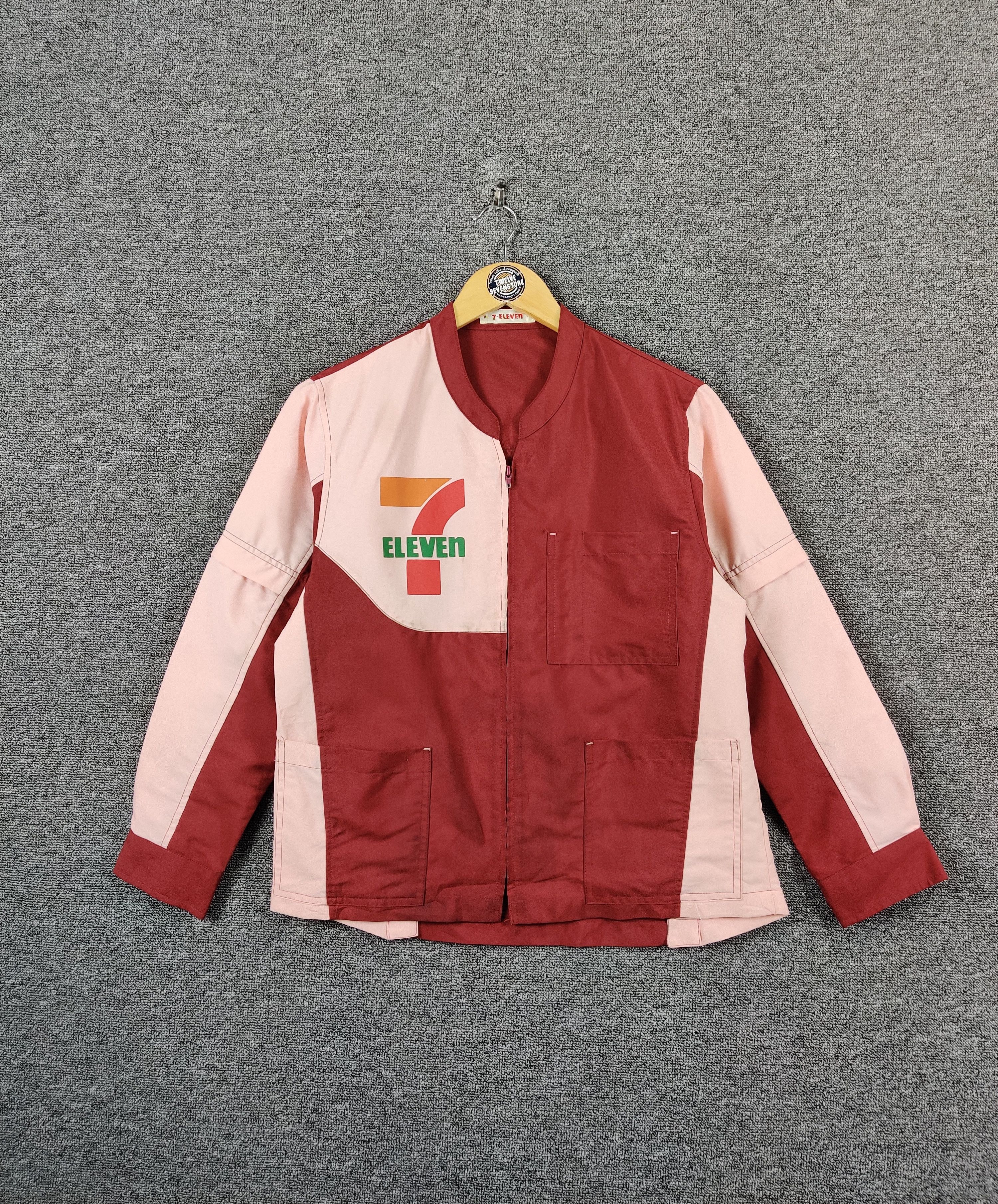 Japanese Brand Vintage 7eleven Uniform Workers Long Sleeve Shirt Size US M / EU 48-50 / 2 - 1 Thumbnail