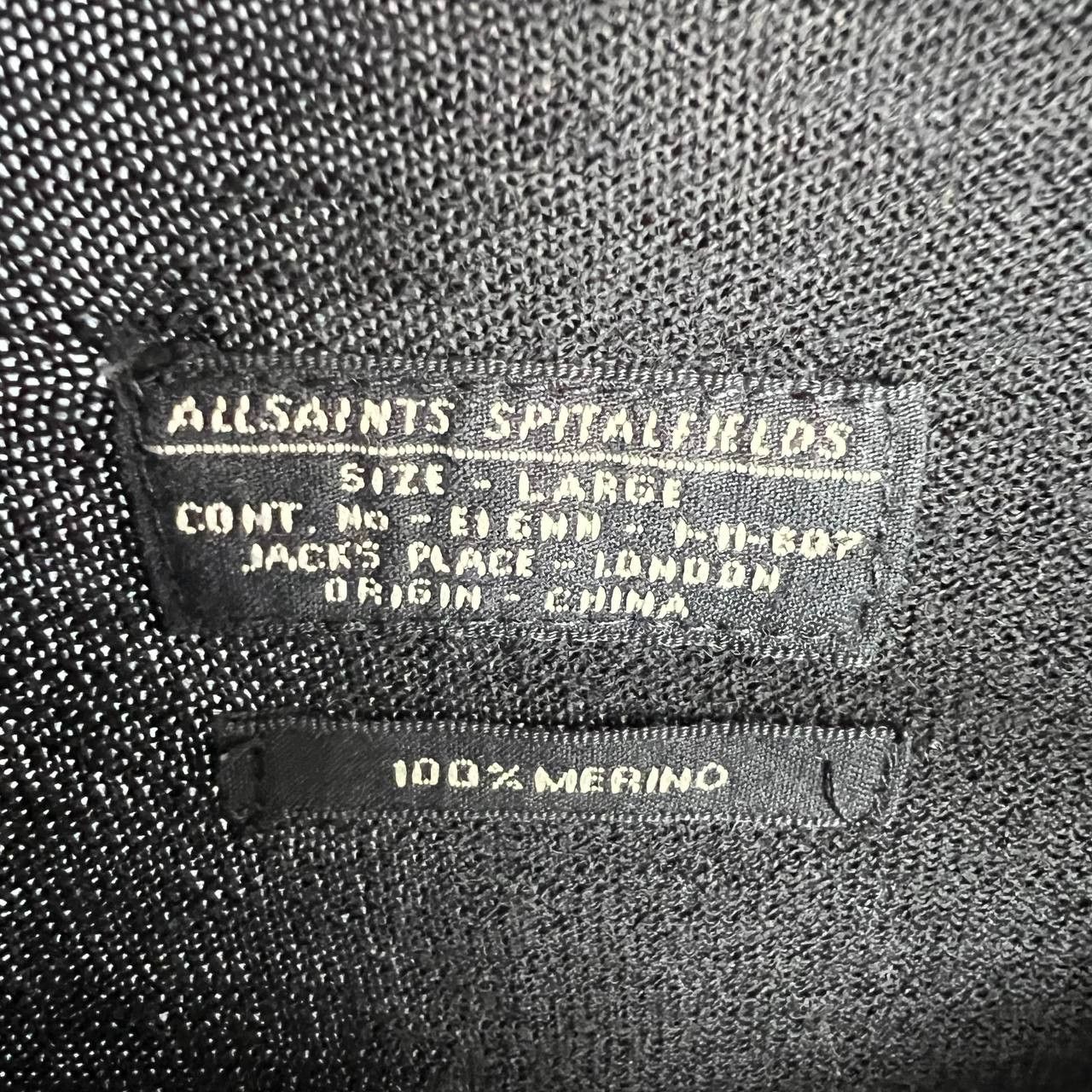 Allsaints Allsaints V-Neck Vintage Sweater Size US L / EU 52-54 / 3 - 2 Thumbnail
