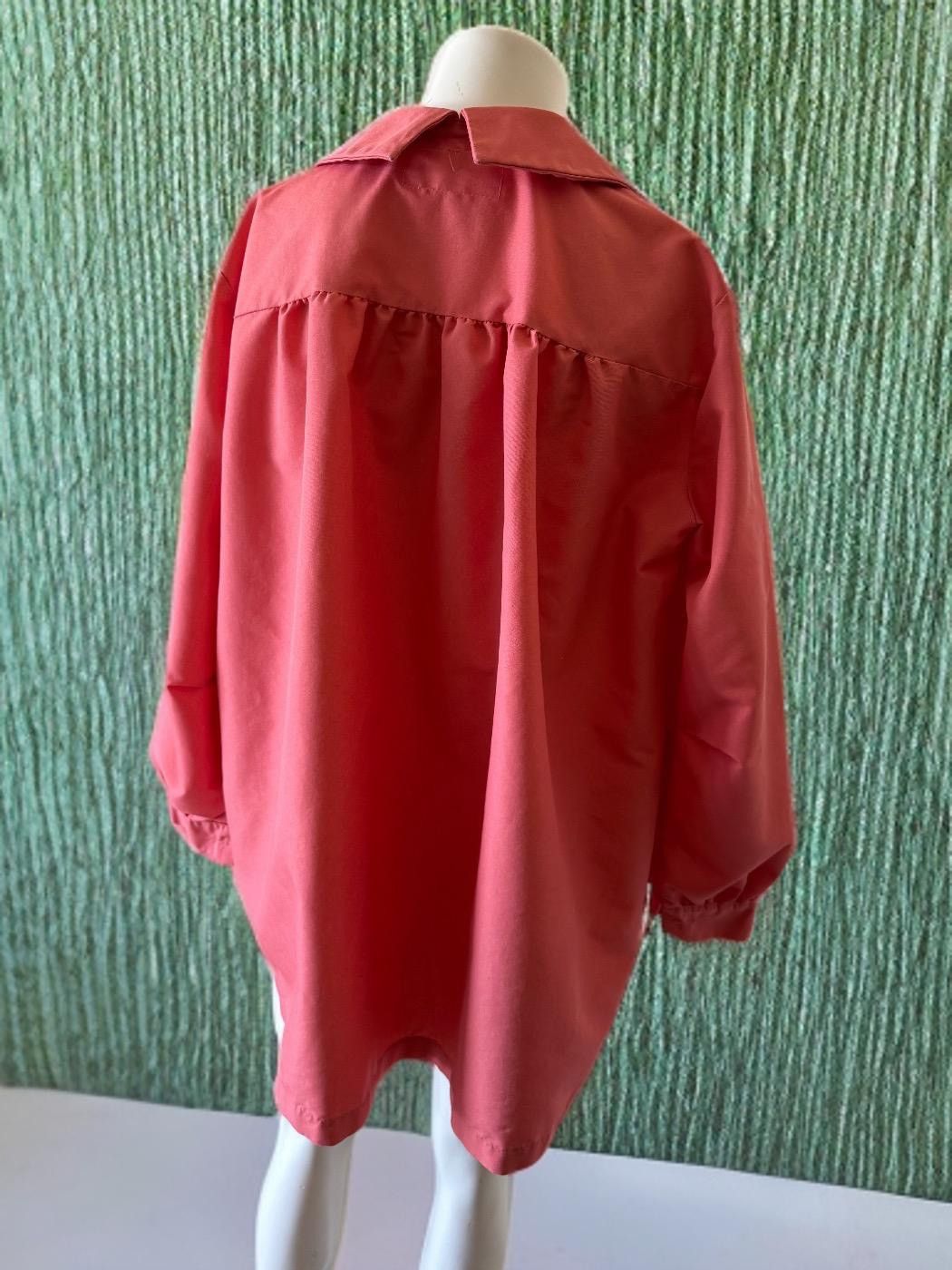 Other Vintage Angelica large Pink Ladies blazer coat long length Size L / US 10 / IT 46 - 3 Thumbnail