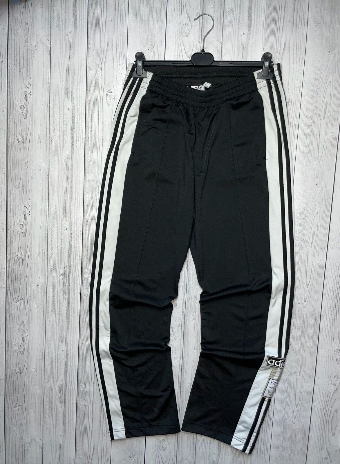 Adidas × Vintage Vintage adidas Adibreak pants size M rap Y2K logo drill Size 34" / US 12 / IT 48 - 4 Thumbnail