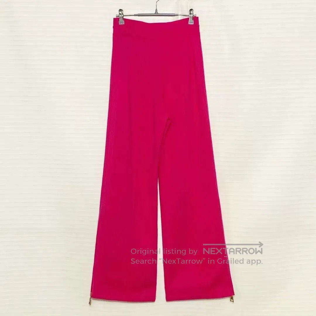 Louis Vuitton Louis Vuitton Solid Drawstring Straight Leg Pants. Size 35" - 2 Thumbnail