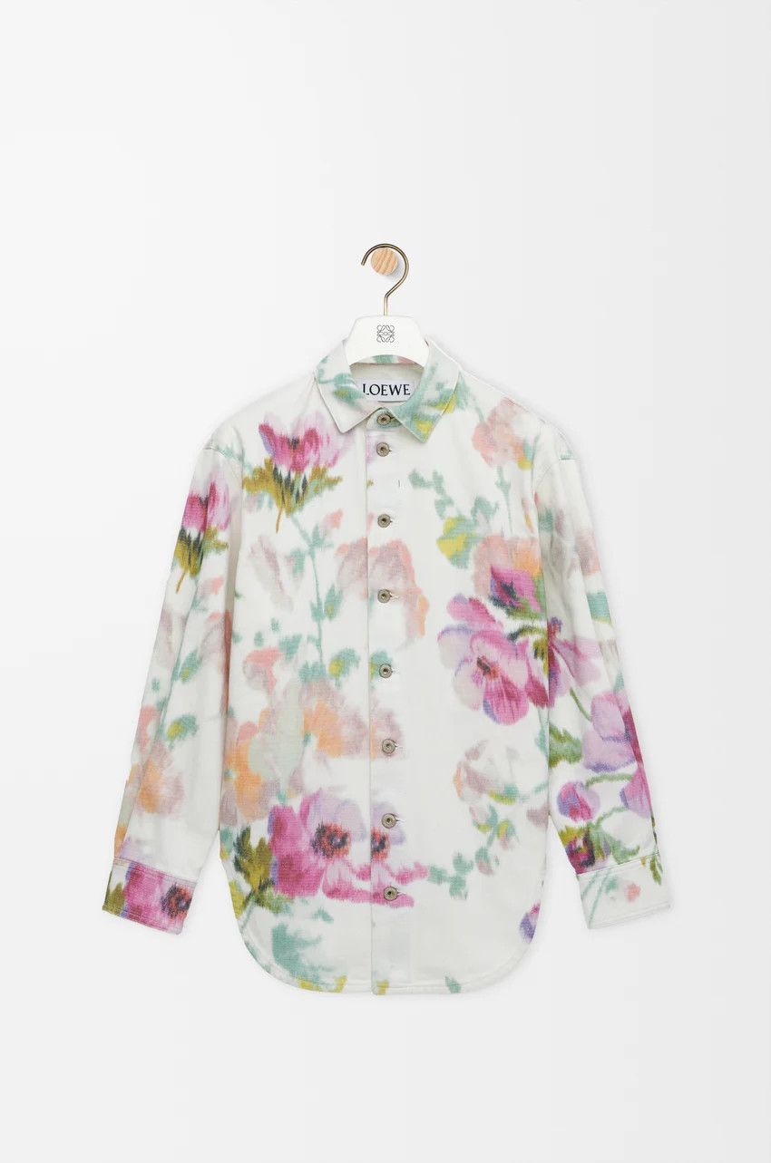 Loewe Loewe Overshirt Floreal Canvas tag size 38 Women - USA Duties Paid Size S / US 4 / IT 40 - 1 Preview