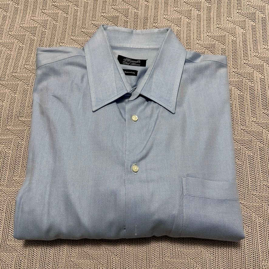 Vintage Alessandro dal Borro blue button down size 17 Size US XL / EU 56 / 4 - 1 Thumbnail