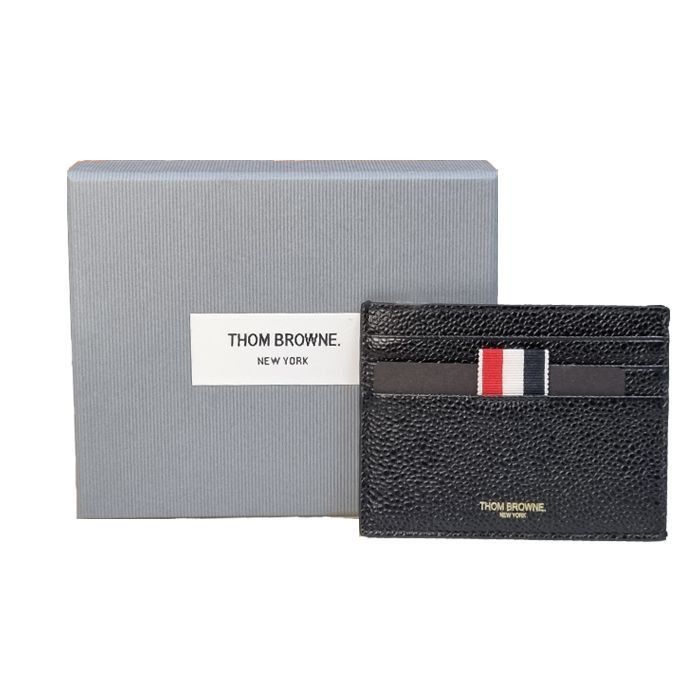 Pebble Grain Card Case, Men's