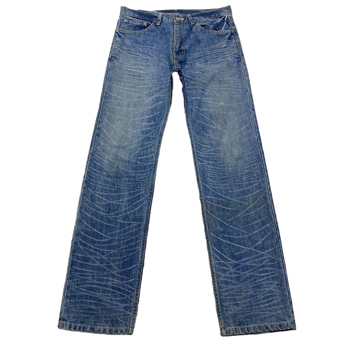 image of Lad Musician Whisker Blue Denim Jeans, Men's (Size 31)