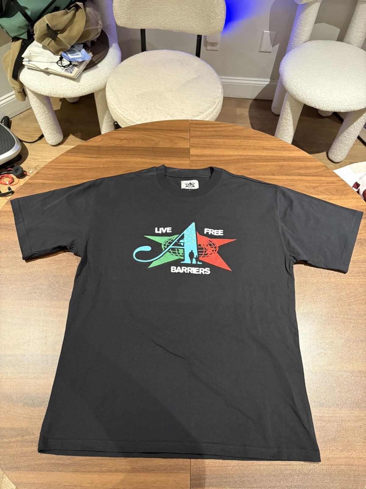 Awake NY Awake ny x barriers logo shirt Size US L / EU 52-54 / 3 - 2 Thumbnail