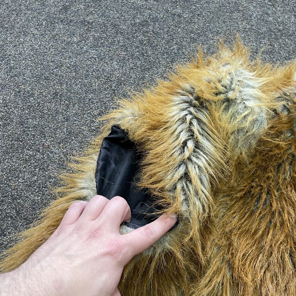 20471120 Vintage Y2K Furry Jacket Mohair Punk Opium BALENCIAGA Style Size M / US 6-8 / IT 42-44 - 3 Thumbnail