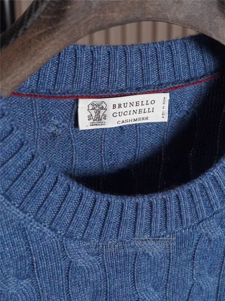 Brunello Cucinelli Brunello Cucinelli Men's Fall/Winter Double-plied Twisted Size US L / EU 52-54 / 3 - 3 Thumbnail