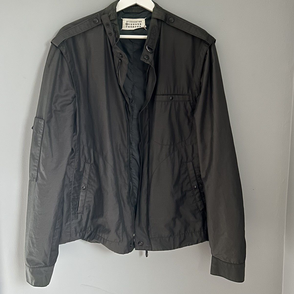 image of Maison Margiela Maison Martin Margiela Ss09 Green Jacket With Sleeve Pocket, Men's (Size Large)
