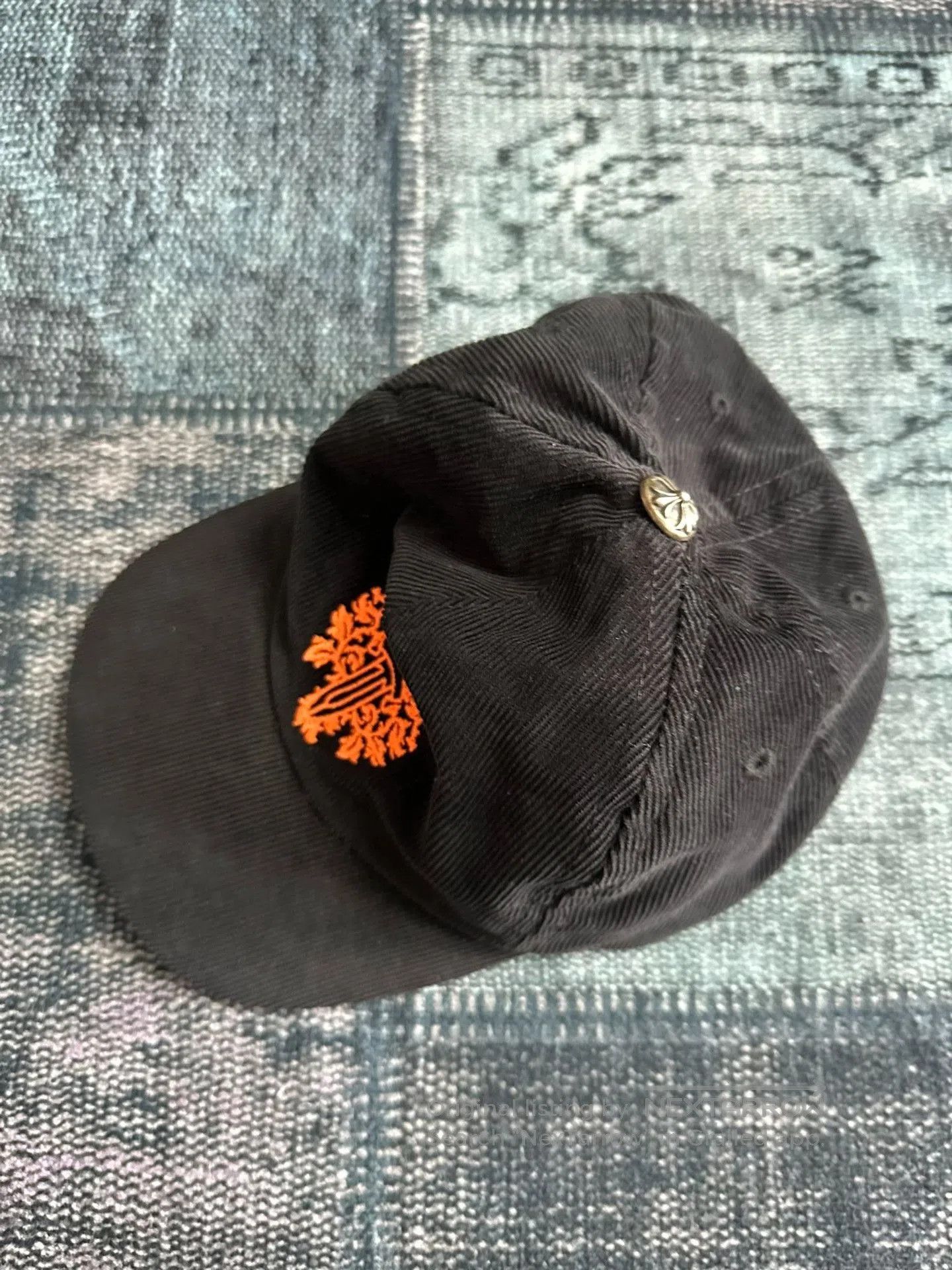 Chrome Hearts Chrome Hearts Orange Sword Vine Corduroy Cap. Size ONE SIZE - 2 Thumbnail
