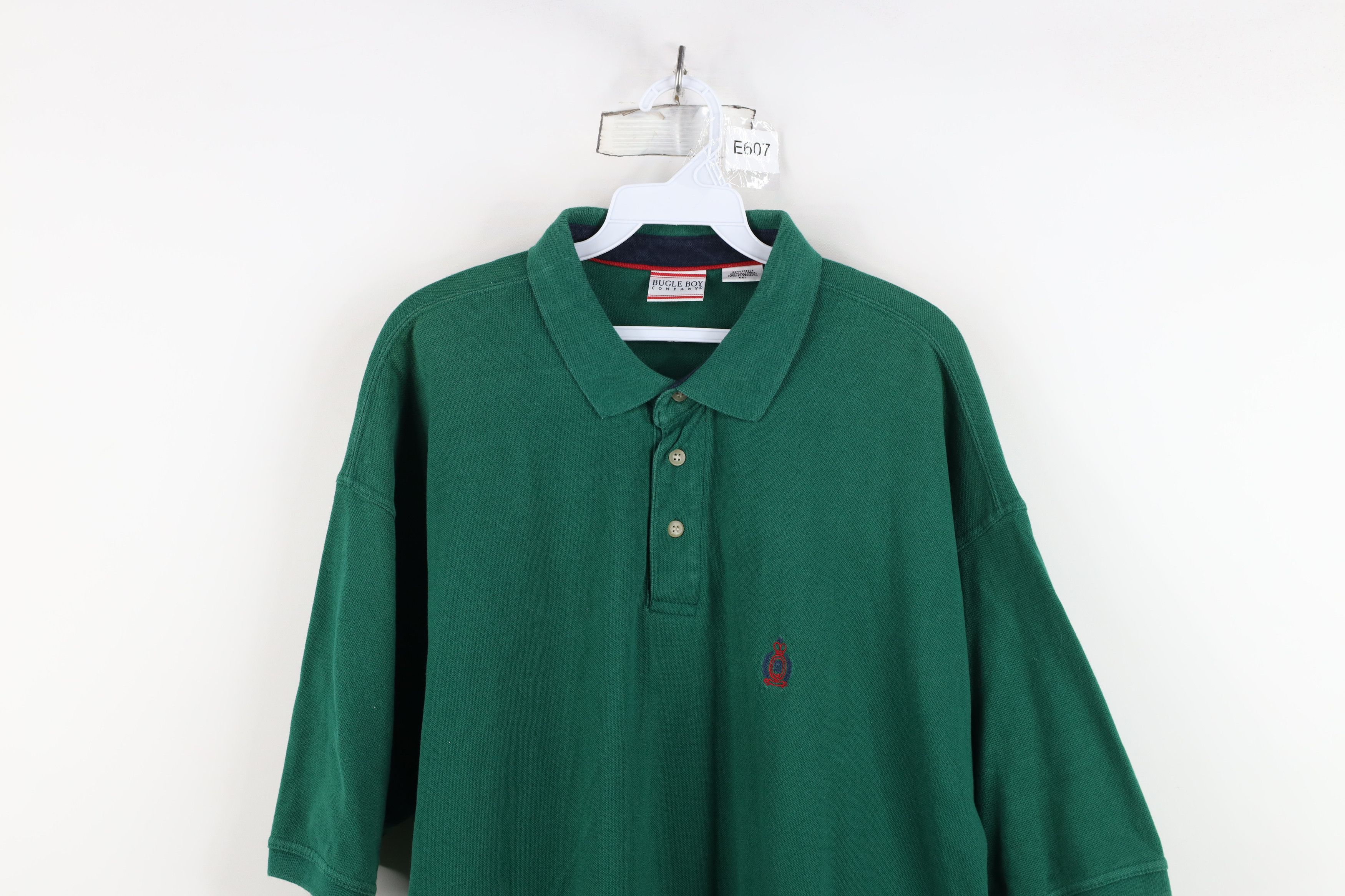 Vintage Vintage 90s Streetwear Pique Cotton Golf Polo Shirt Green Size US XXL / EU 58 / 5 - 2 Thumbnail