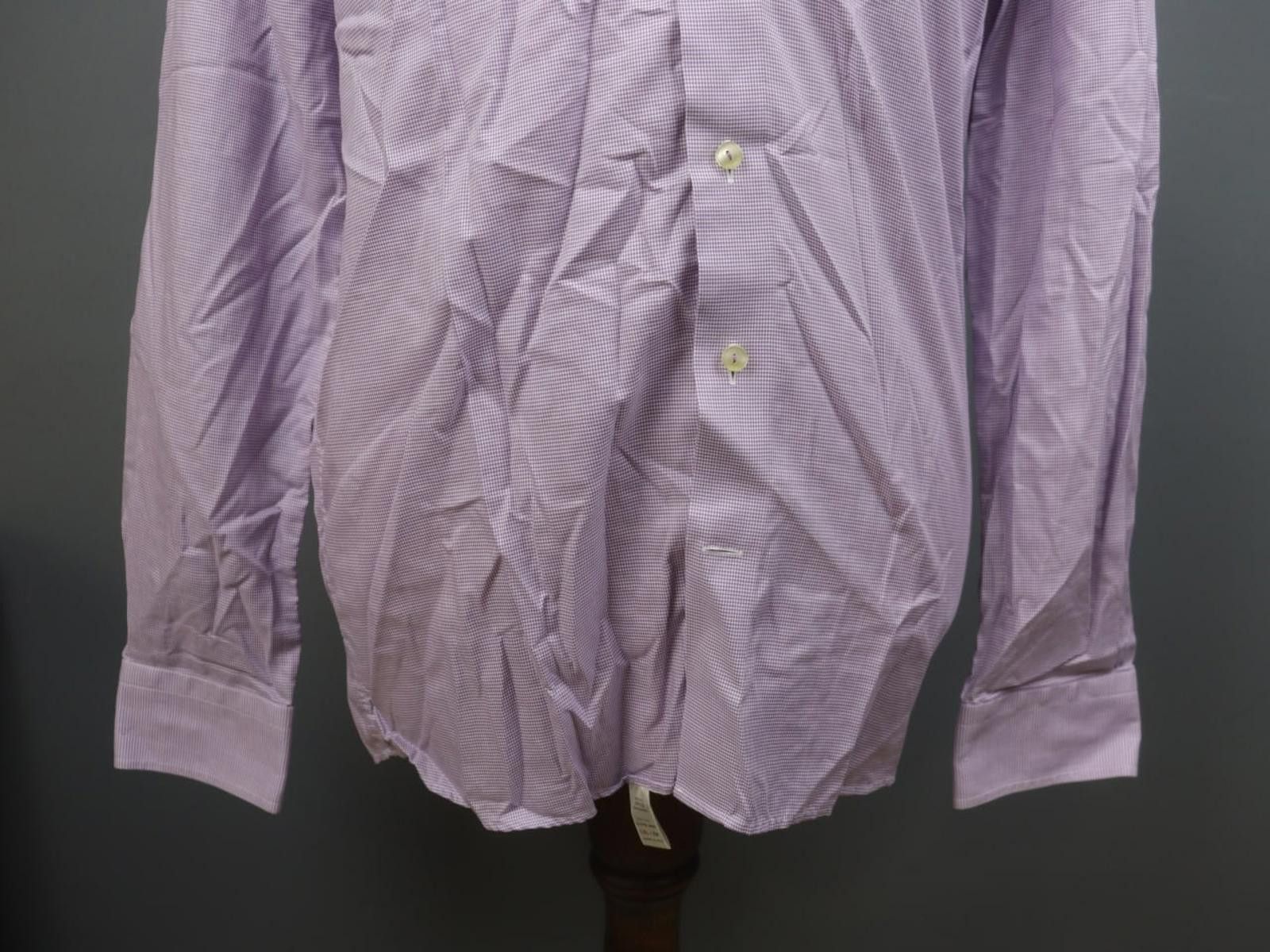 Eton Eton Pink Pinstriped 100% Cotton Dress Shirt Size 42 Size 38R - 12 Thumbnail