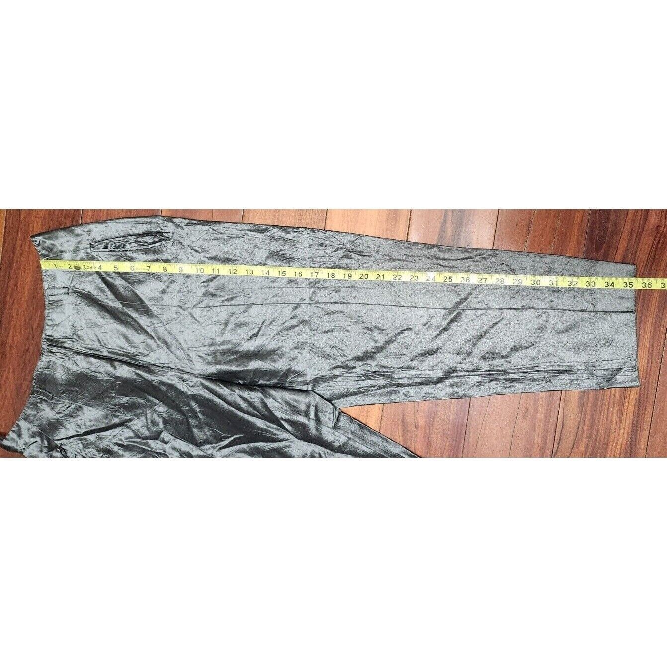 Miu Miu MIU MIU Size EU 46 Silver Dress Pants Women's Acetate Size 32" / US 10 / IT 46 - 12 Thumbnail