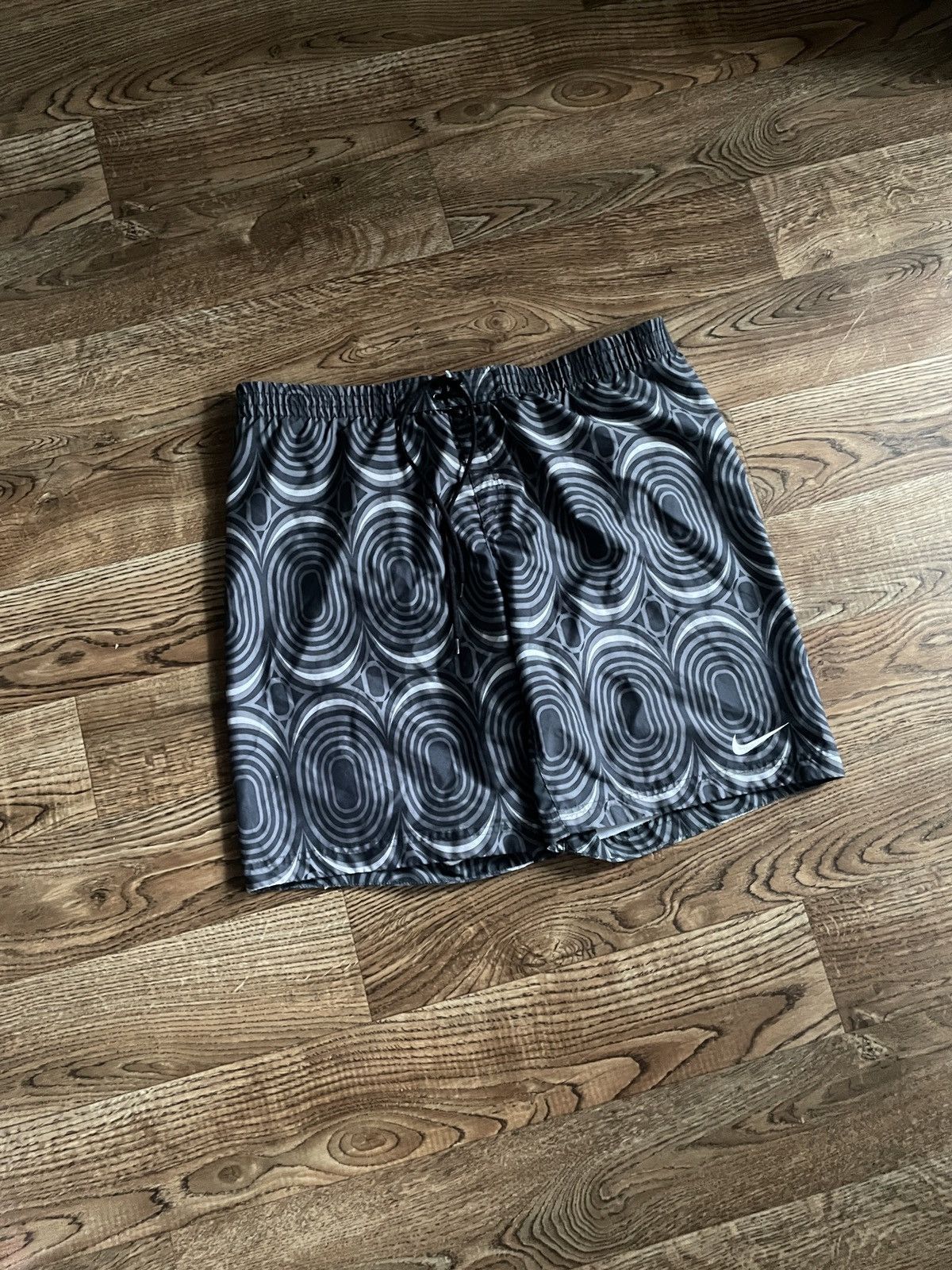Nike × Vintage NIKE VINTAGE SWOOSH DRILL Y2K SHORTS Size US 35 - 2 Thumbnail
