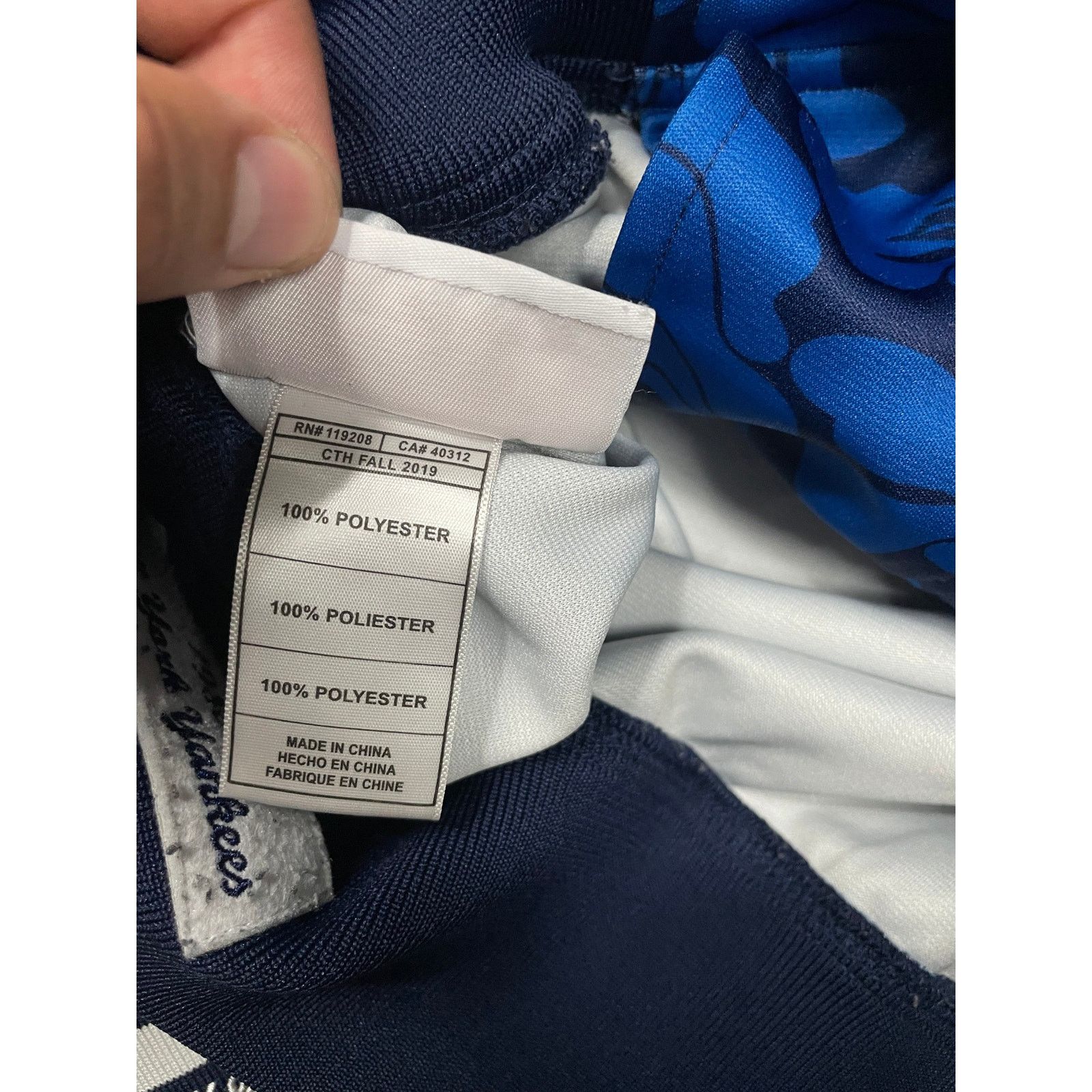 Bape Bape Yankee Mitchell & Ness Blue Jacket Medium Size US M / EU 48-50 / 2 - 5 Thumbnail