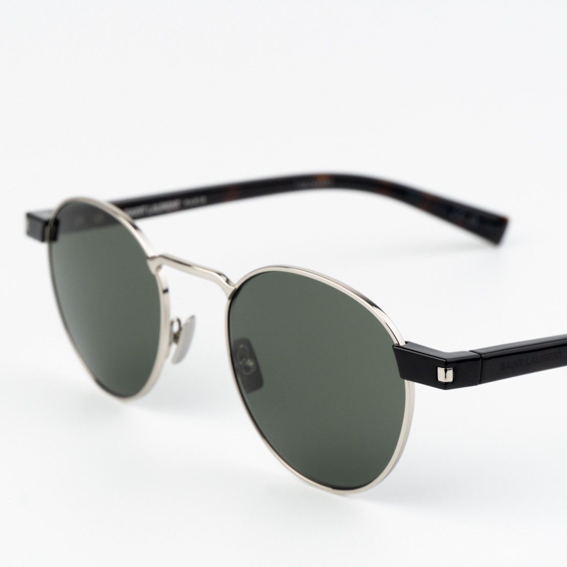 Yves Saint Laurent NEW Saint Laurent SL707 001 Oval Unisex Sunglasses Size ONE SIZE - 6 Thumbnail