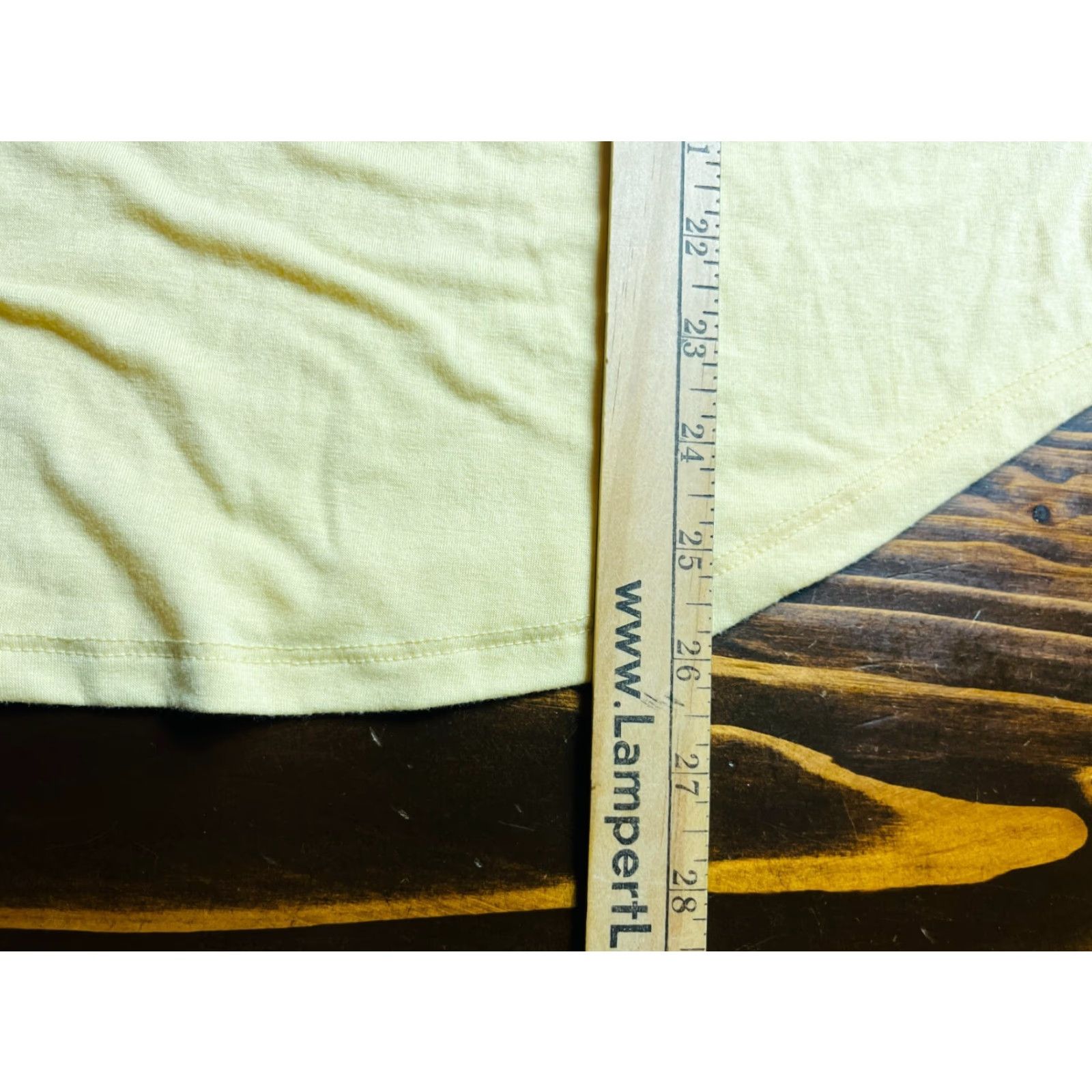 Vintage SO Shirt Women's Large Yellow Favorite Crew Long Sleeve Shirt Size L / US 10 / IT 46 - 4 Thumbnail