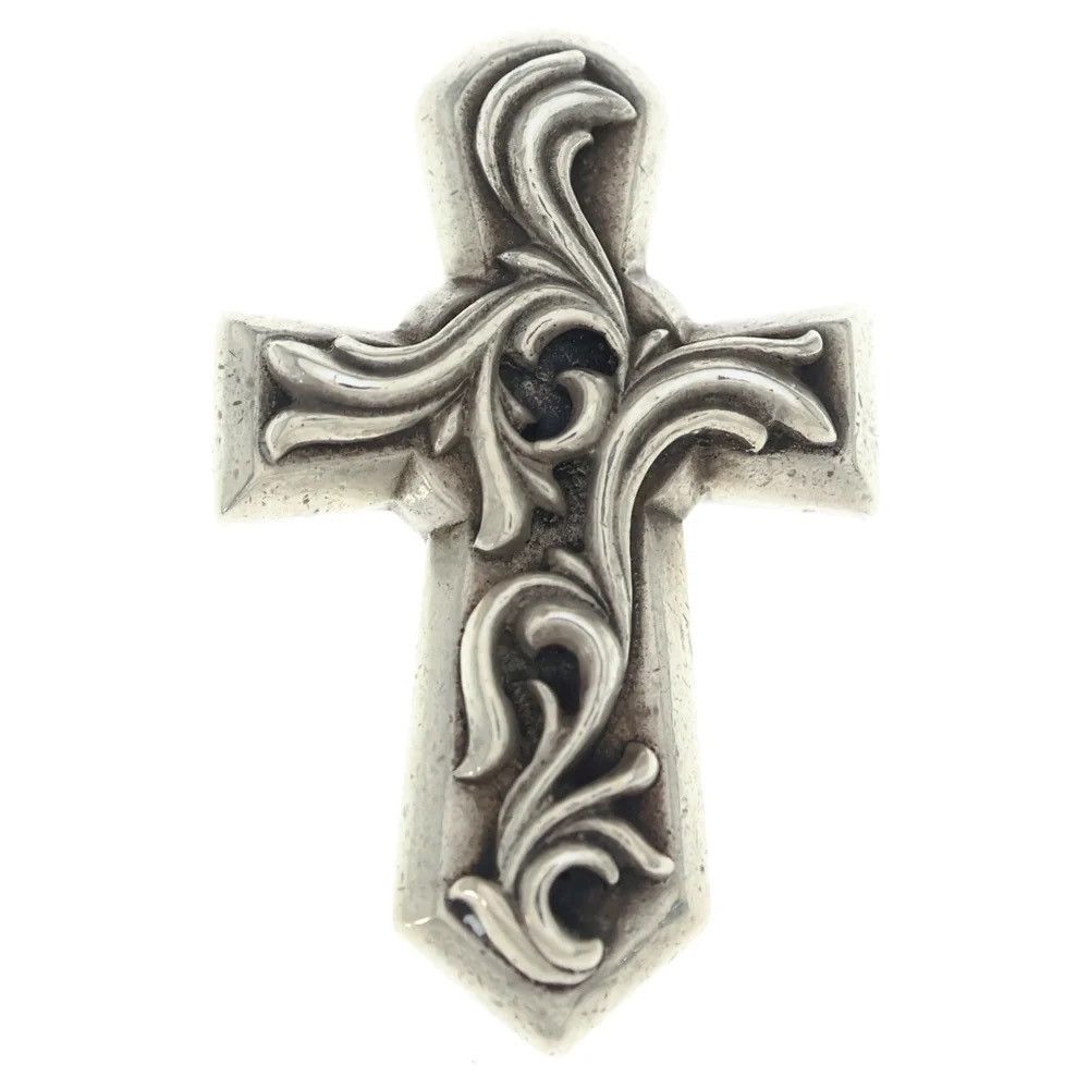 Chrome Hearts RARE Chrome Hearts Vulcan Cross Pendant Cuban Chain 