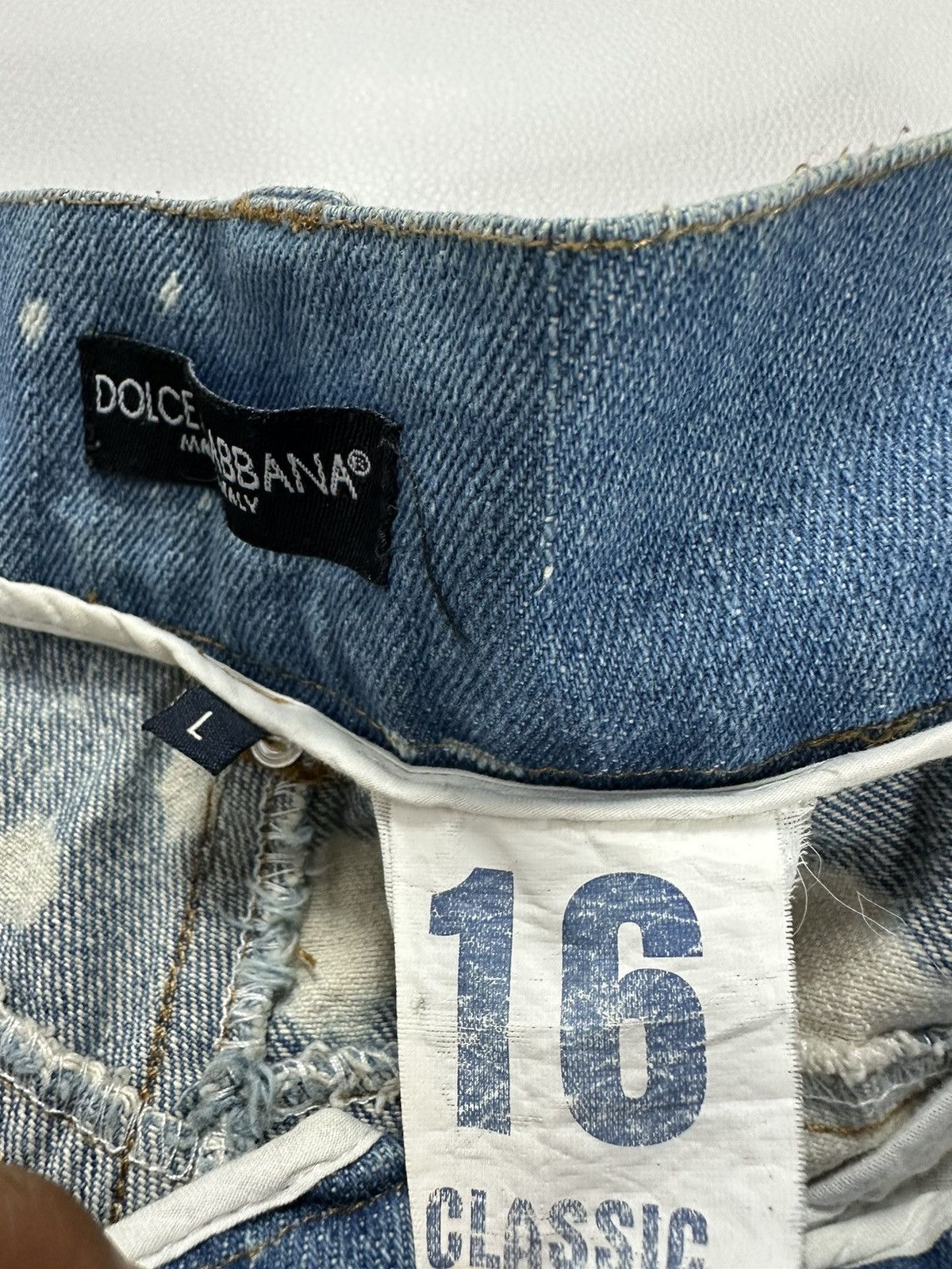 Dolce & Gabbana Dolce & Gabbana Hybrid Denim and Cotton Pants Size US 32 / EU 48 - 8 Thumbnail