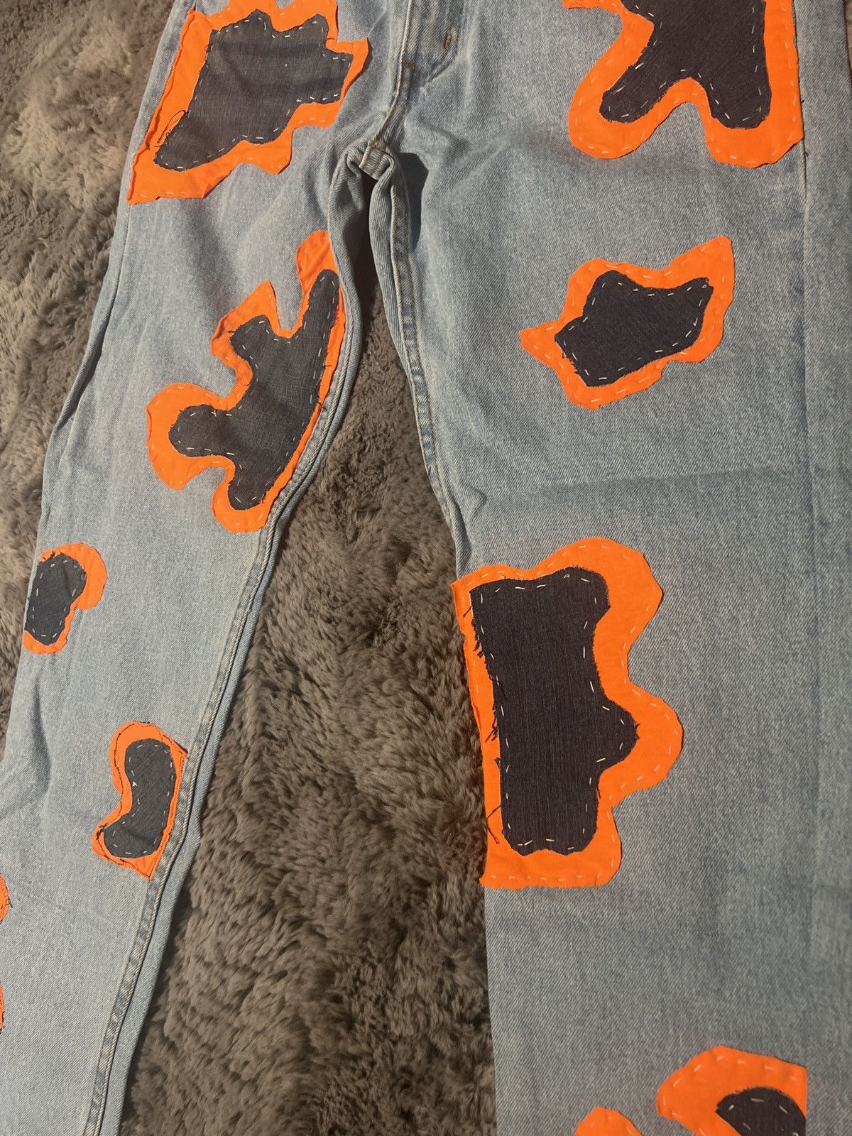 Vintage REWORKED DENIM Size US 33 - 2 Thumbnail