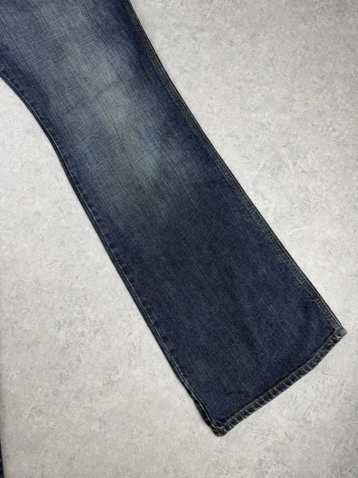 FCUK FCUK Jeans Distressed Flare Blue Denim Jeans Y2K Size 32 Size US 32 / EU 48 - 3 Thumbnail