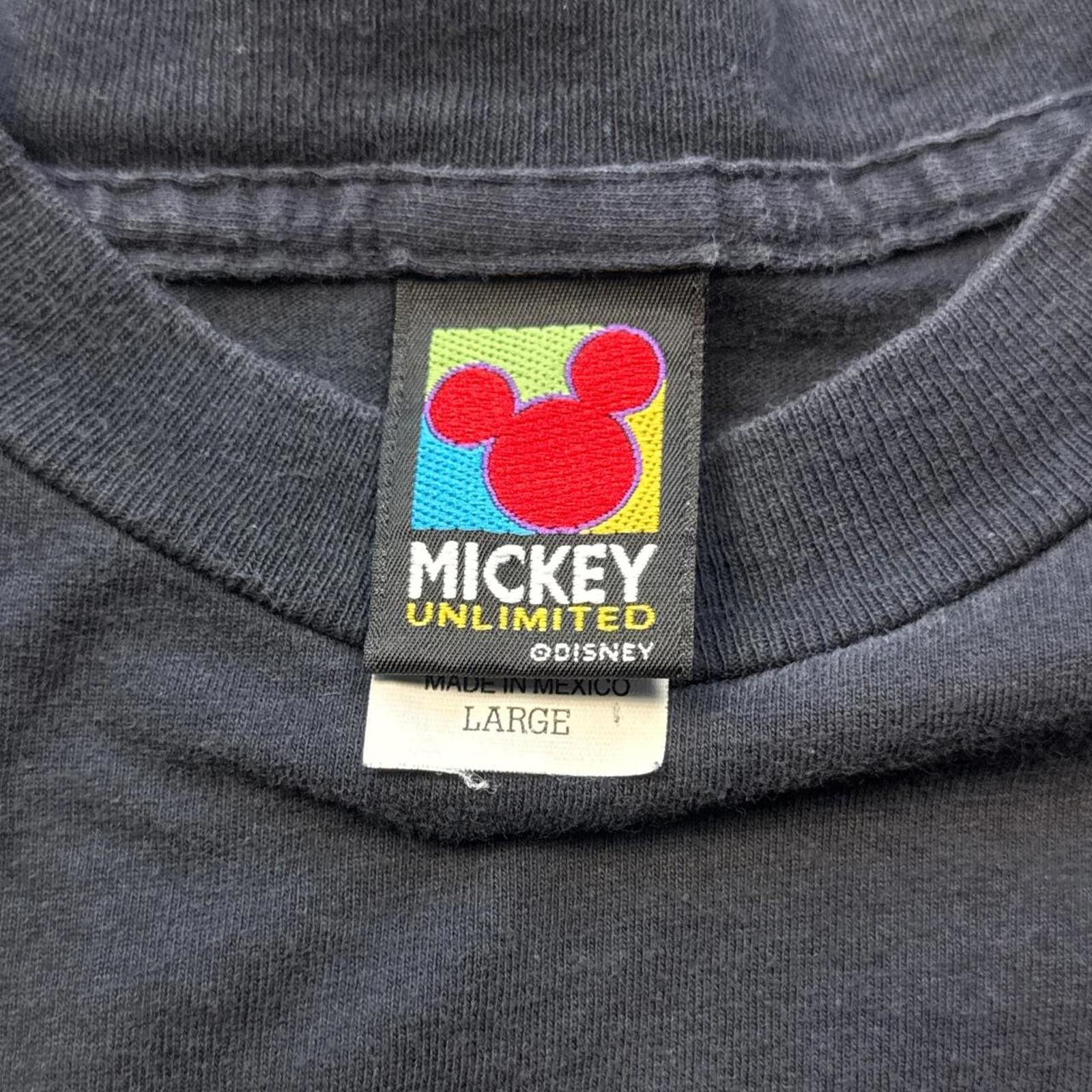 Disney Mickey Mouse Embroidered Graphic 90’s Single Stitch T-Shirt Size US L / EU 52-54 / 3 - 5 Thumbnail
