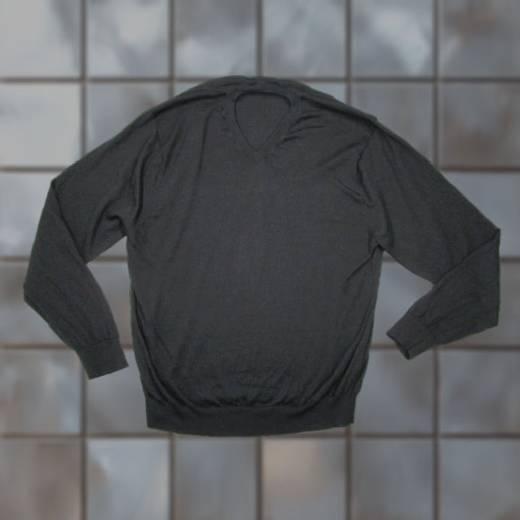 Bonobos VINTAGE Bonobos Men's Sweater Pullover V-Neck Wool 2XL Black Classic Midweight Fall Winter Size US XXL / EU 58 / 5 - 1 Thumbnail