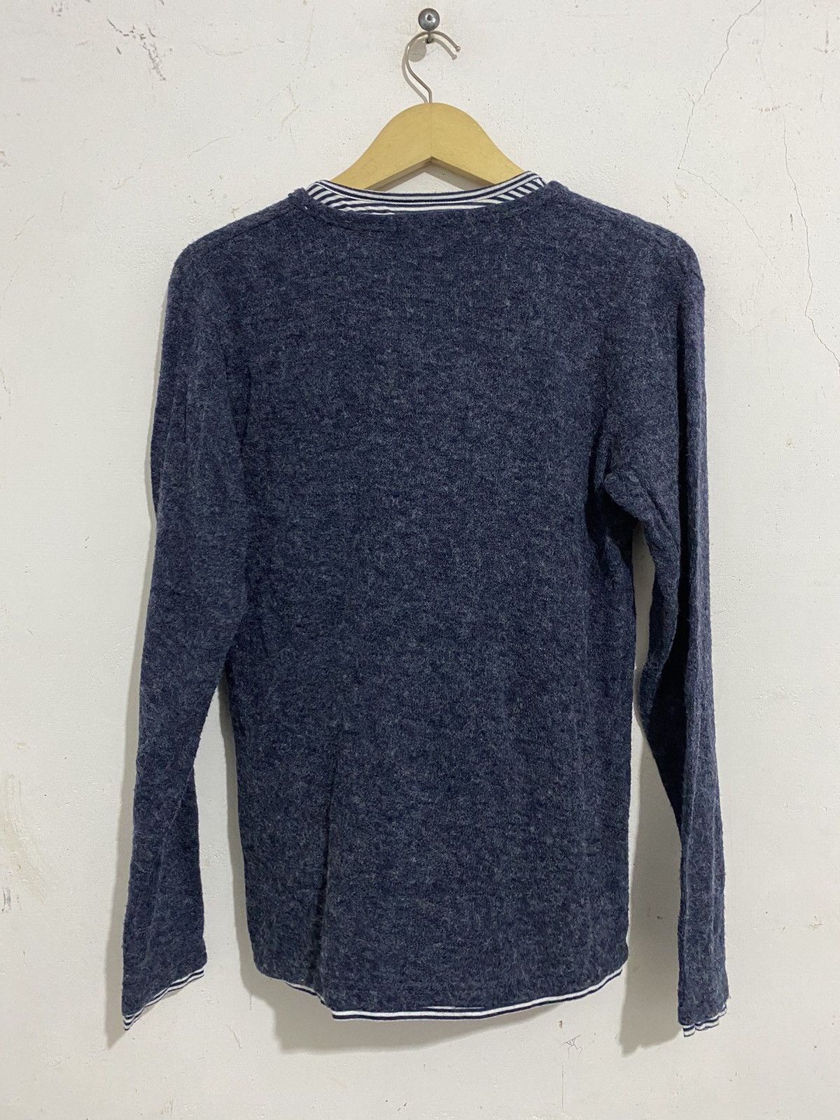 If Six Was Nine × Japanese Brand × Le Grande Bleu (L.G.B.) 💸BINDINGOFFER💸Anotherside longsleeve knitted double layer Size US M / EU 48-50 / 2 - 4 Thumbnail