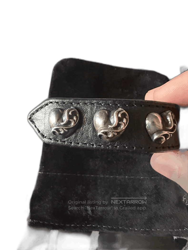 Chrome Hearts Chrome Hearts Leather Heart Vine Bracelet. Size ONE SIZE - 1 Thumbnail
