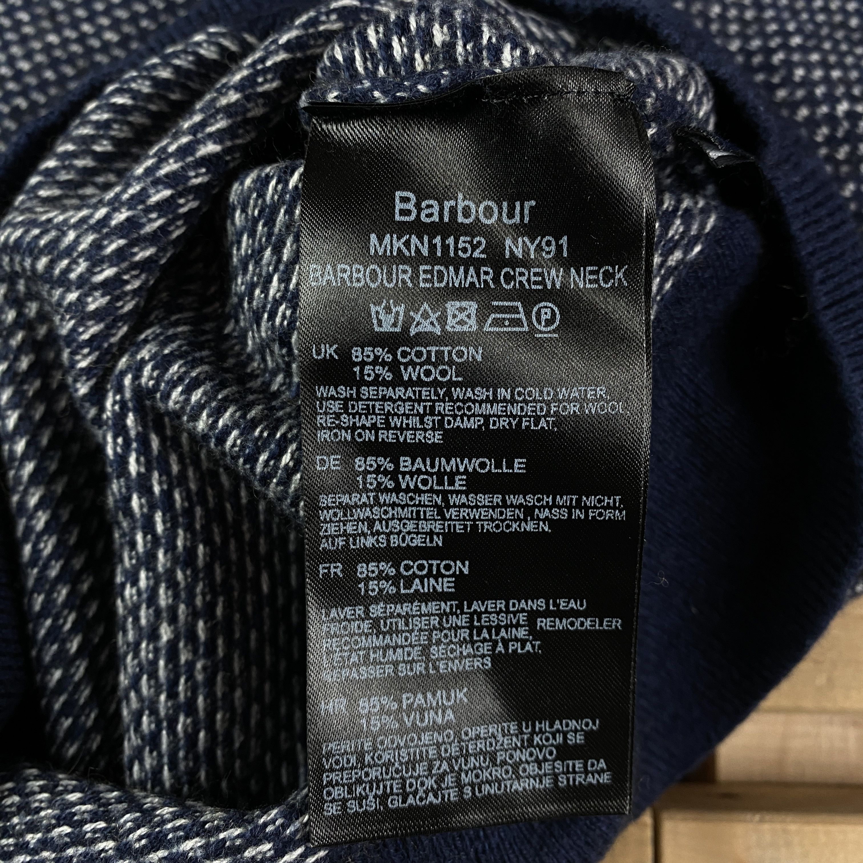 Barbour Men’s Sweatshirt Long Sleeve Barbour Size S Size US S / EU 44-46 / 1 - 5 Thumbnail