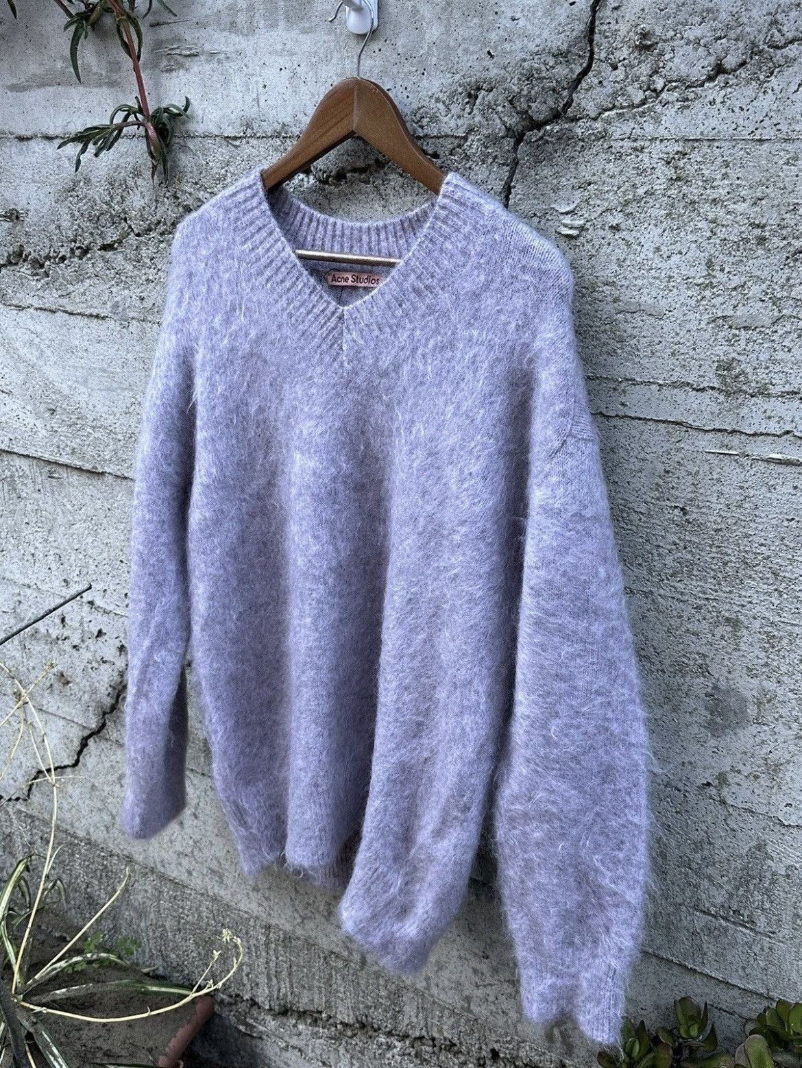 Acne Studios RAREAcne Studios Mohair Sweater (Perrywinkle) Size US M / EU 48-50 / 2 - 1 Thumbnail
