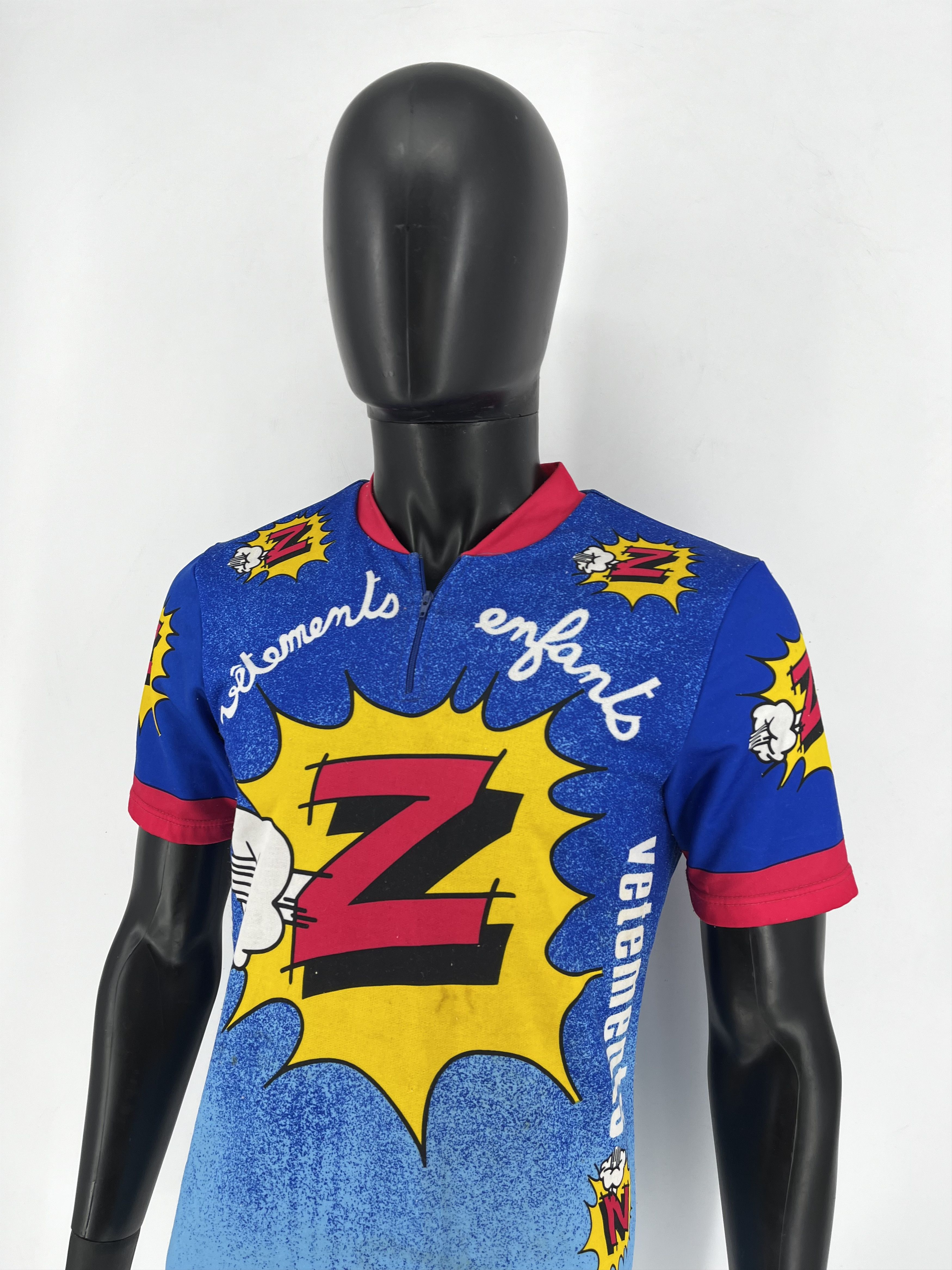 Vintage Santini Jersey Clothing Model Team Pro Tour Cycling Jersey Size US M / EU 48-50 / 2 - 4 Thumbnail
