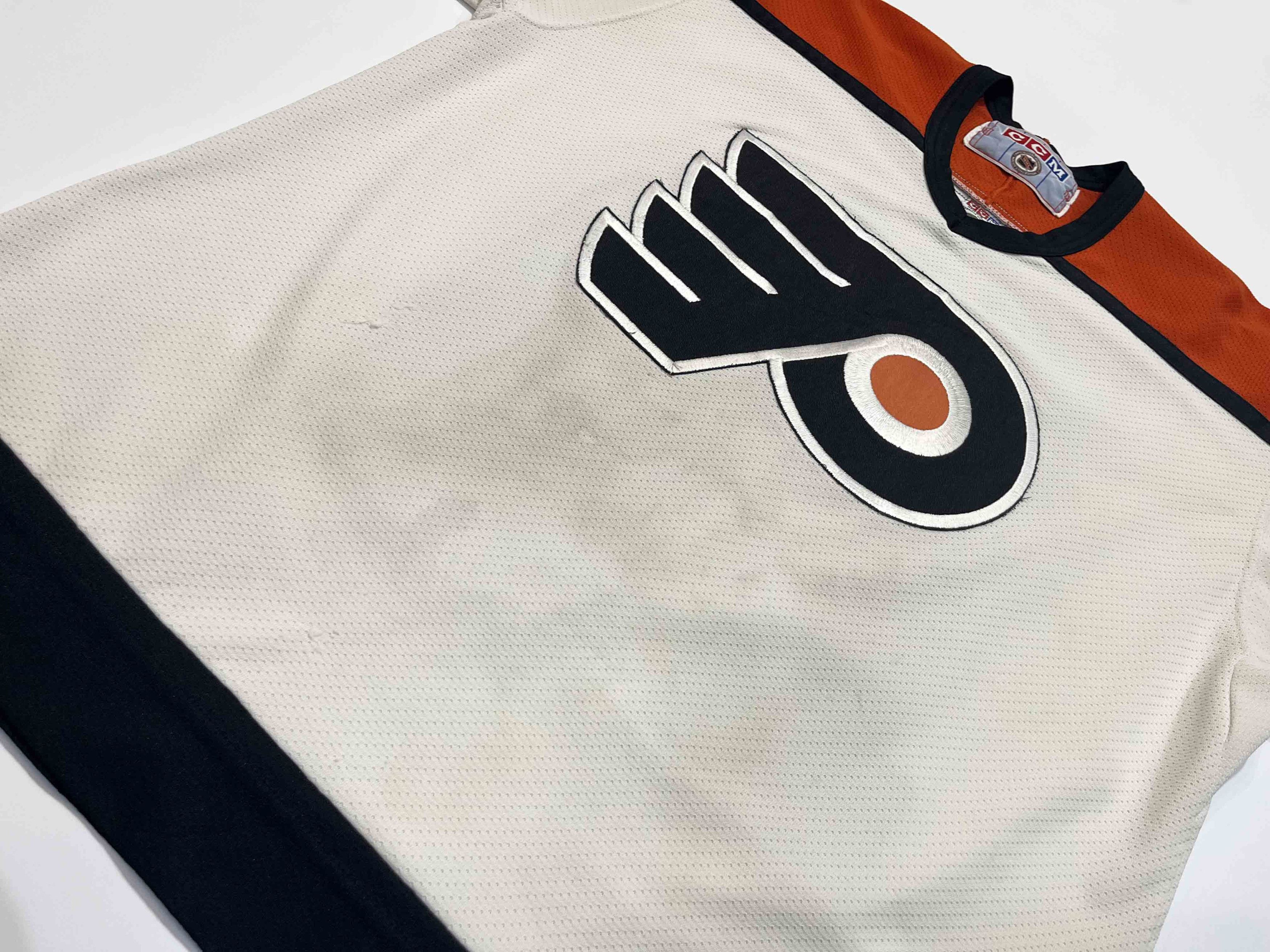 Ccm CCM Philadelphia Flyers LeCLAIR #10 NHL Hockey Jersey Size US L / EU 52-54 / 3 - 9 Thumbnail