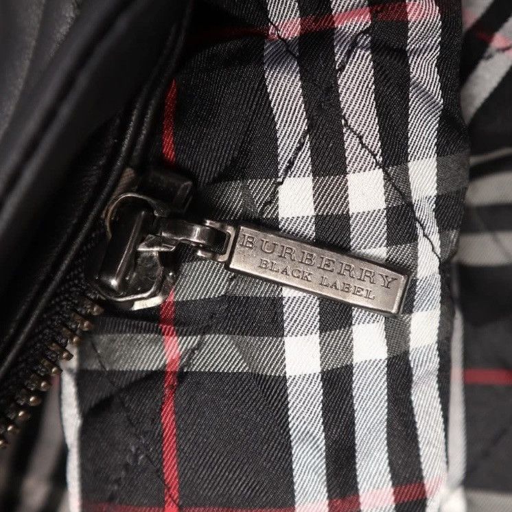 Black Label × Burberry × Genuine Leather Vintage Burberry Long Coat Fur Leather Jacket Size US L / EU 52-54 / 3 - 5 Thumbnail