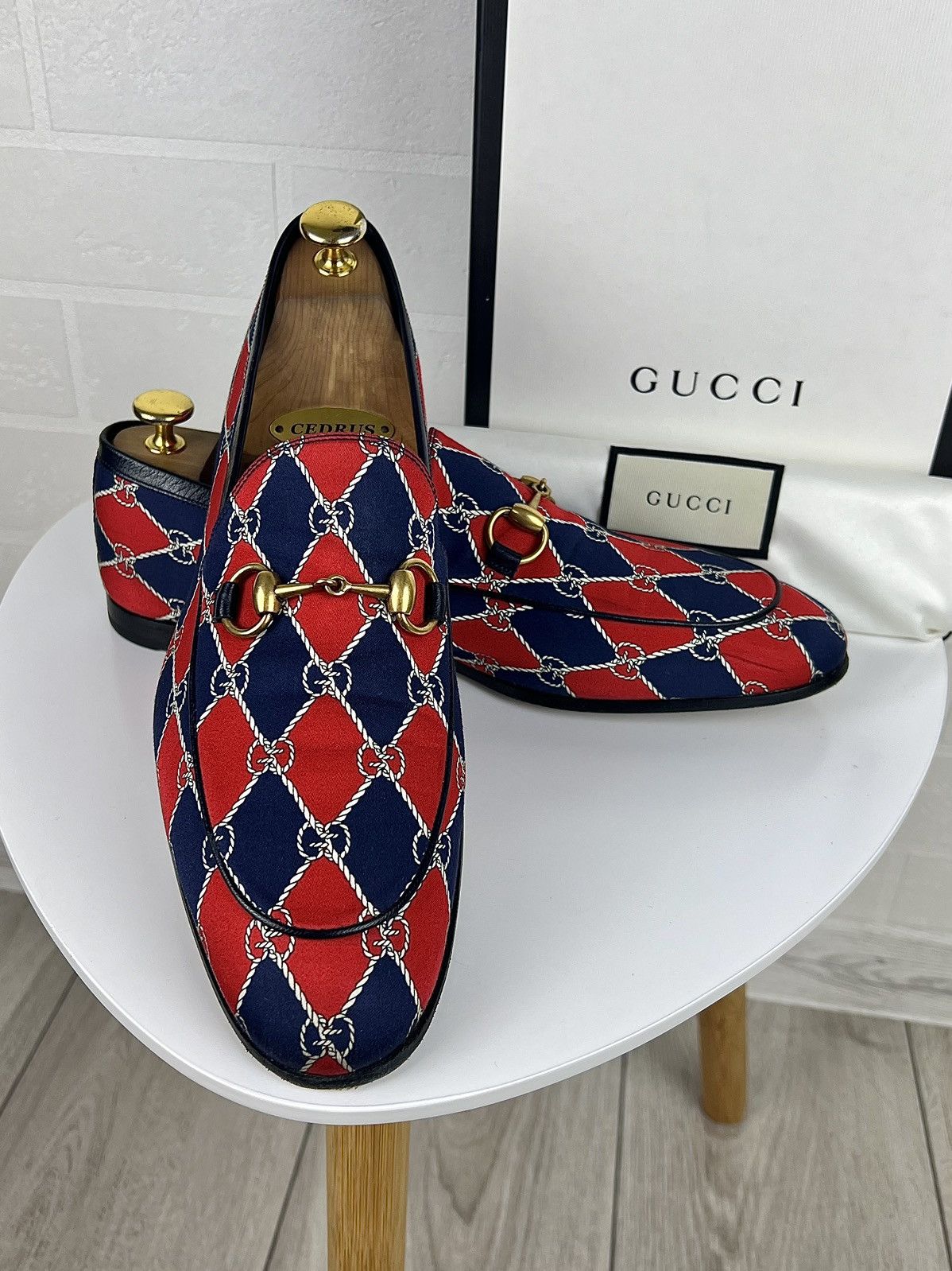 Gucci GUCCI Loafers Leather Shoes Jordaan Horsebit GG Monogram Size US 9 / EU 42 - 3 Thumbnail