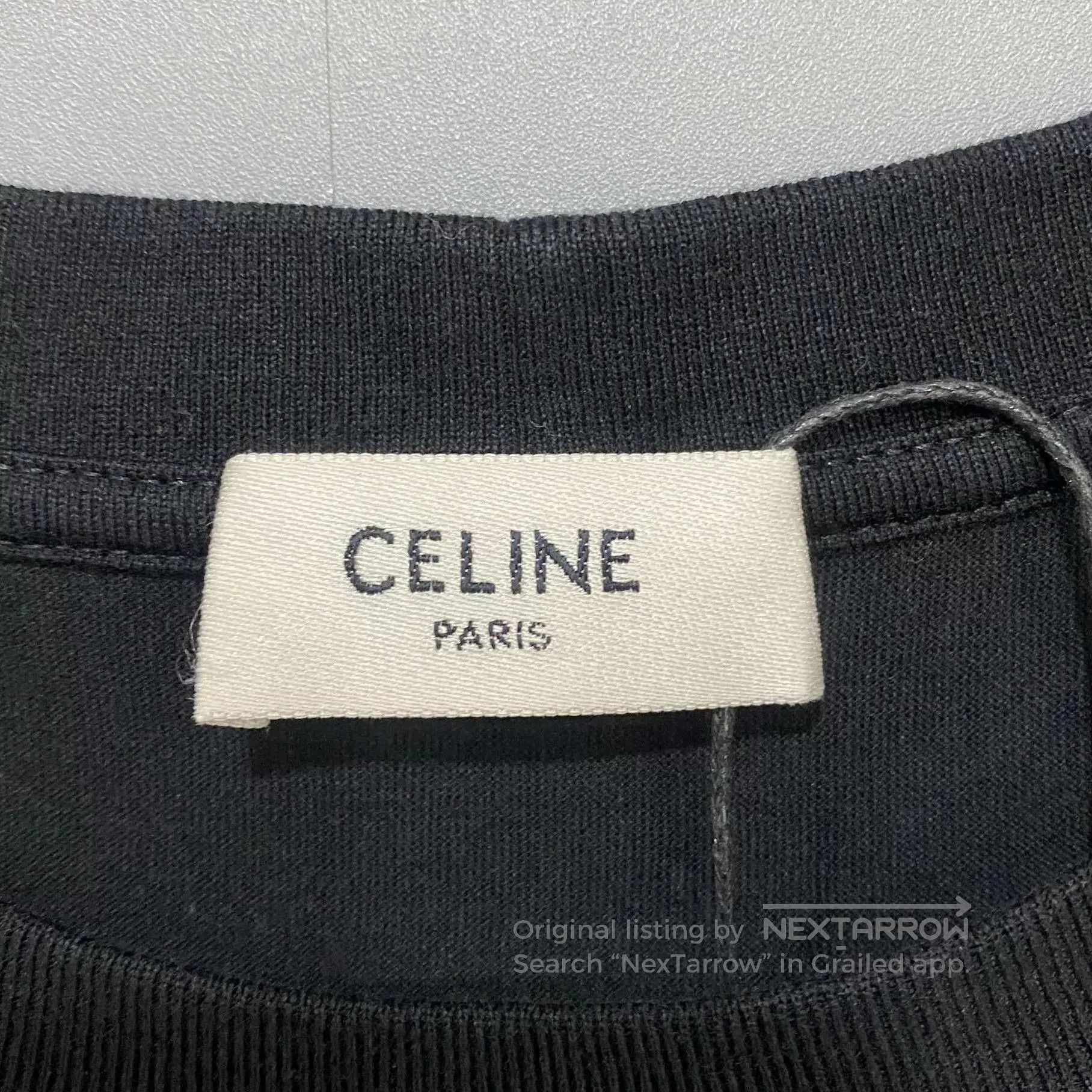 Celine 16 Paris Graphic Short Sleeve T-Shirt. Size US M / EU 48-50 / 2 - 6 Thumbnail