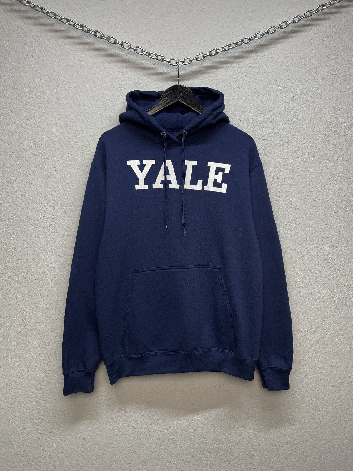 Nike × Vintage Vintage Y2K Yale University Boxy Fit Big Logo Zip Hoodie Size US M / EU 48-50 / 2 - 1 Thumbnail