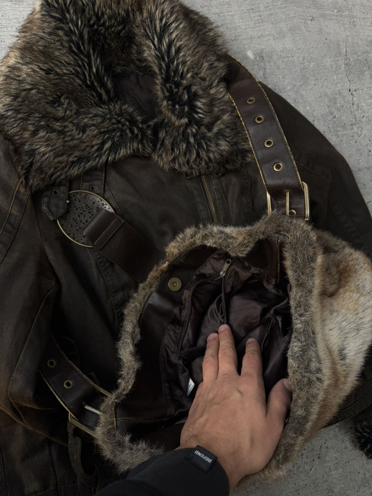 If Six Was Nine Vtg Japan if six was nine Style Fur bag with handles Y2K Size ONE SIZE - 6 Thumbnail