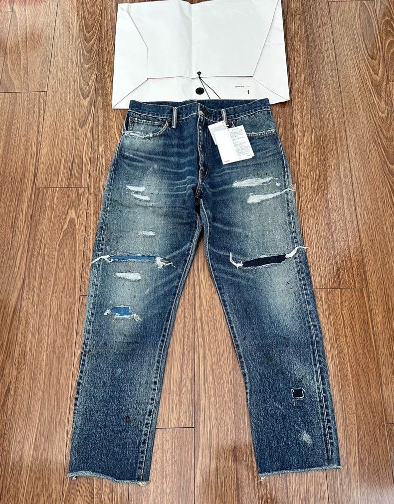 Visvim VISVIM JOURNEYMAN PANTS TACKED CRASH 18SS | Grailed