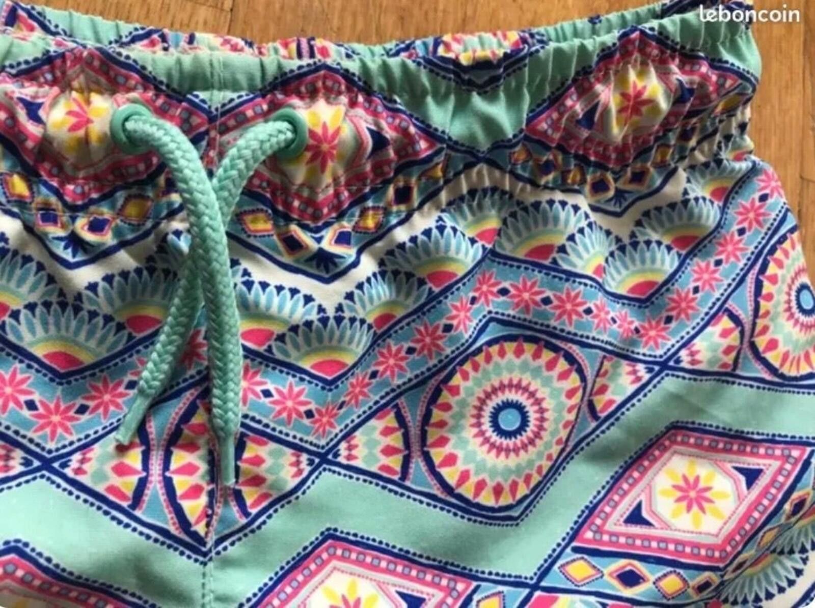 Zara Zara Girls Swim Shorts Size 9-10 Boho Print Beach Swimwear Size ONE SIZE - 3 Thumbnail