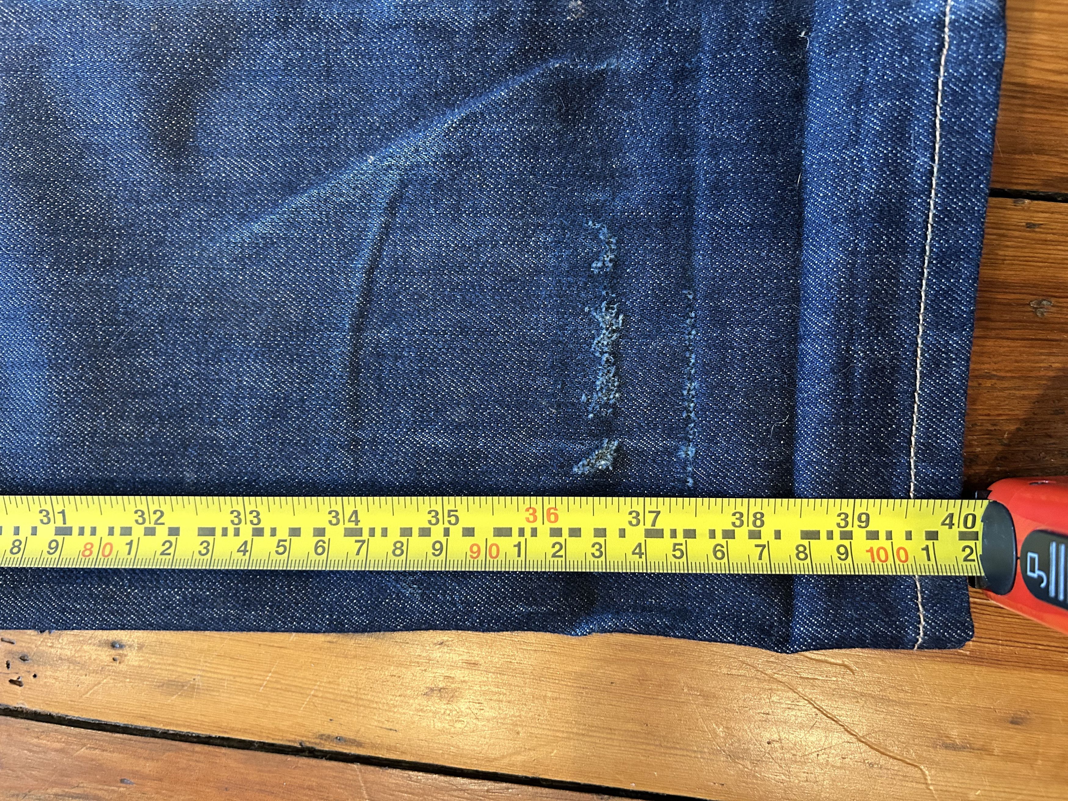 Railcar Fine Goods Railcar Straight Leg Raw Selvedge Denim Jeans Size US 35 - 6 Thumbnail