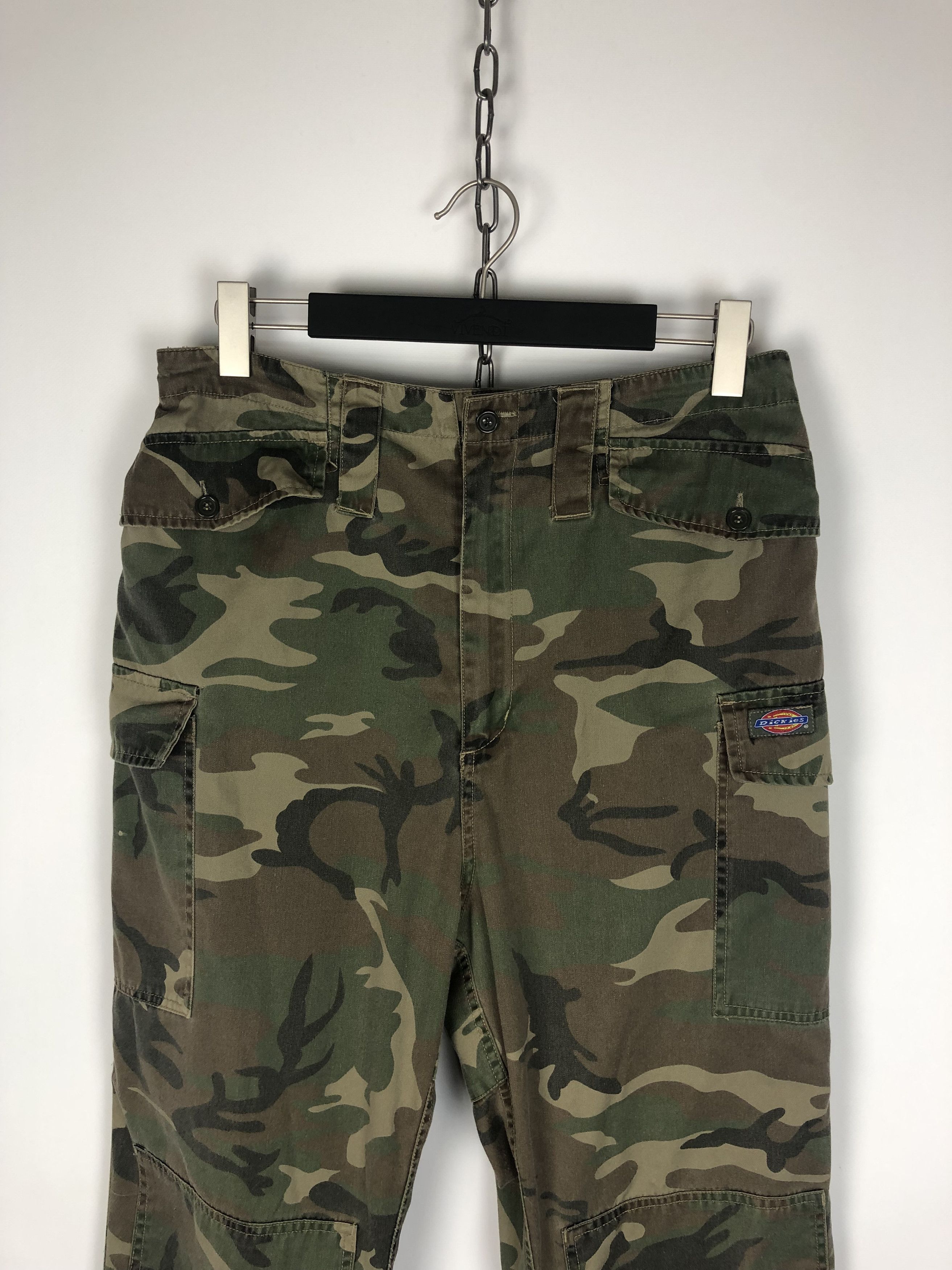 Dickies Dickies Vintage Cargo Pants Camo size 33x34 Size US 33 - 2 Thumbnail