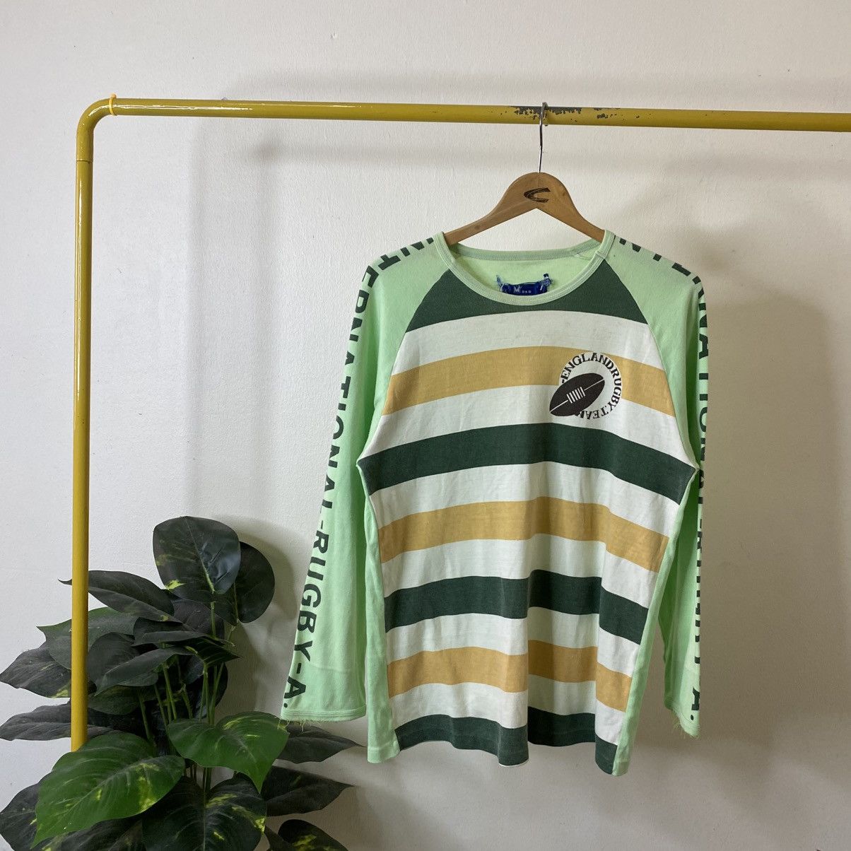 Vintage Vintage 1980s England Rugby Team Jersey LS Size US M / EU 48-50 / 2 - 1 Thumbnail