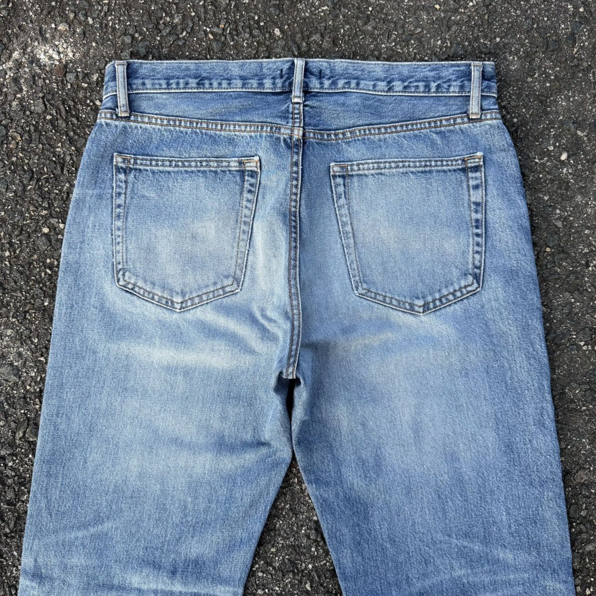 Japanese Brand VINTAGE JAPANESE STRAIGHT FADED DENIM JEAN PANTS Size US 33 - 11 Thumbnail