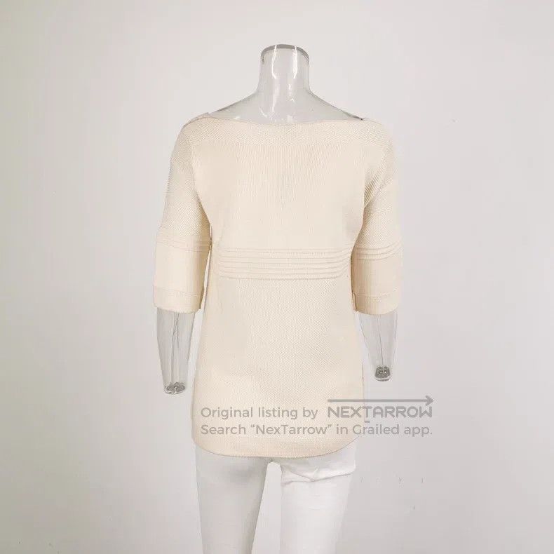 Hermes Hermes Wool and Silk Knit Sweater Size XXS / US 00 / IT 34 - 3 Thumbnail