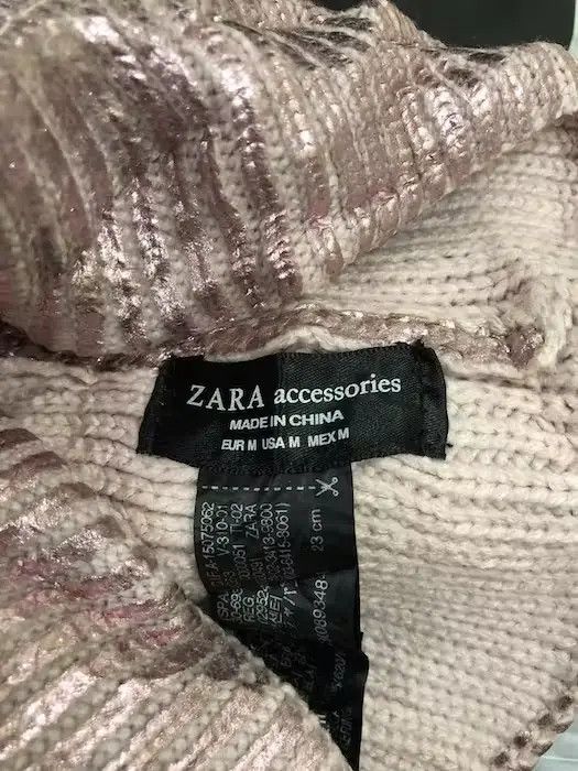 Zara Zara Painted Beanie Hat Size ONE SIZE - 4 Thumbnail